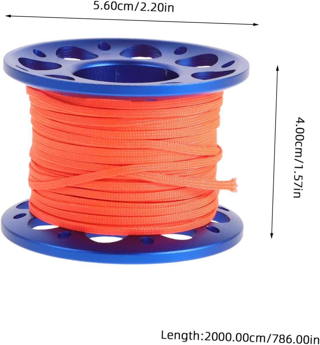 Totority Scuba Diving Pulley Diving Spool Line Finger Reel Scuba Compact Spool Aluminum Alloy Elephant Wire Pulling Wheel