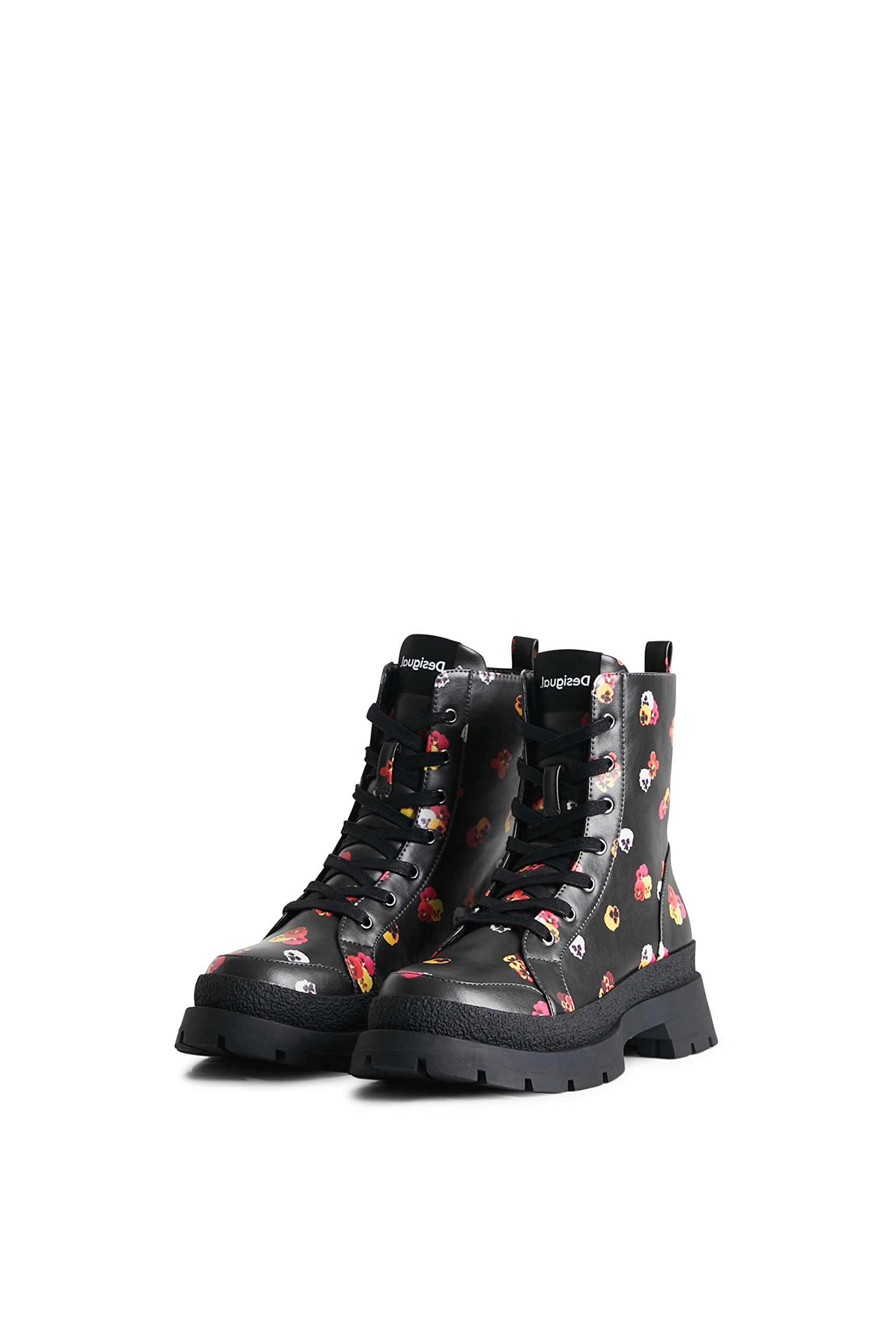 Shoes_Boot_Flowers, 2000 Black, 36