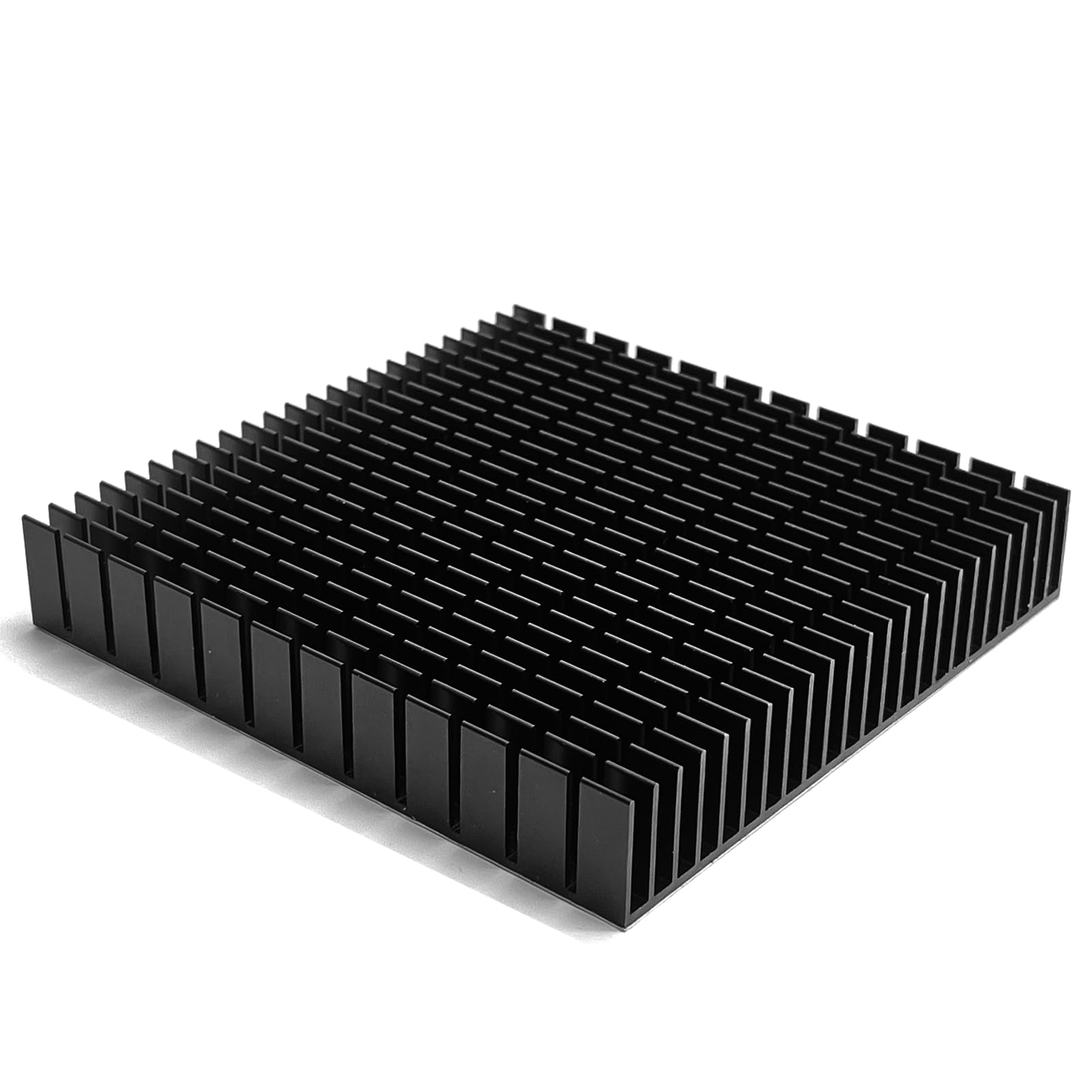 120mm Large Aluminum Heatsink (120x120x20mm / 4.72x4.72x0.79Inch) - Square Cooler for Mac mini Cooler, WiFi Router, Power Supply IC, Graphics Card & Memory Cooling