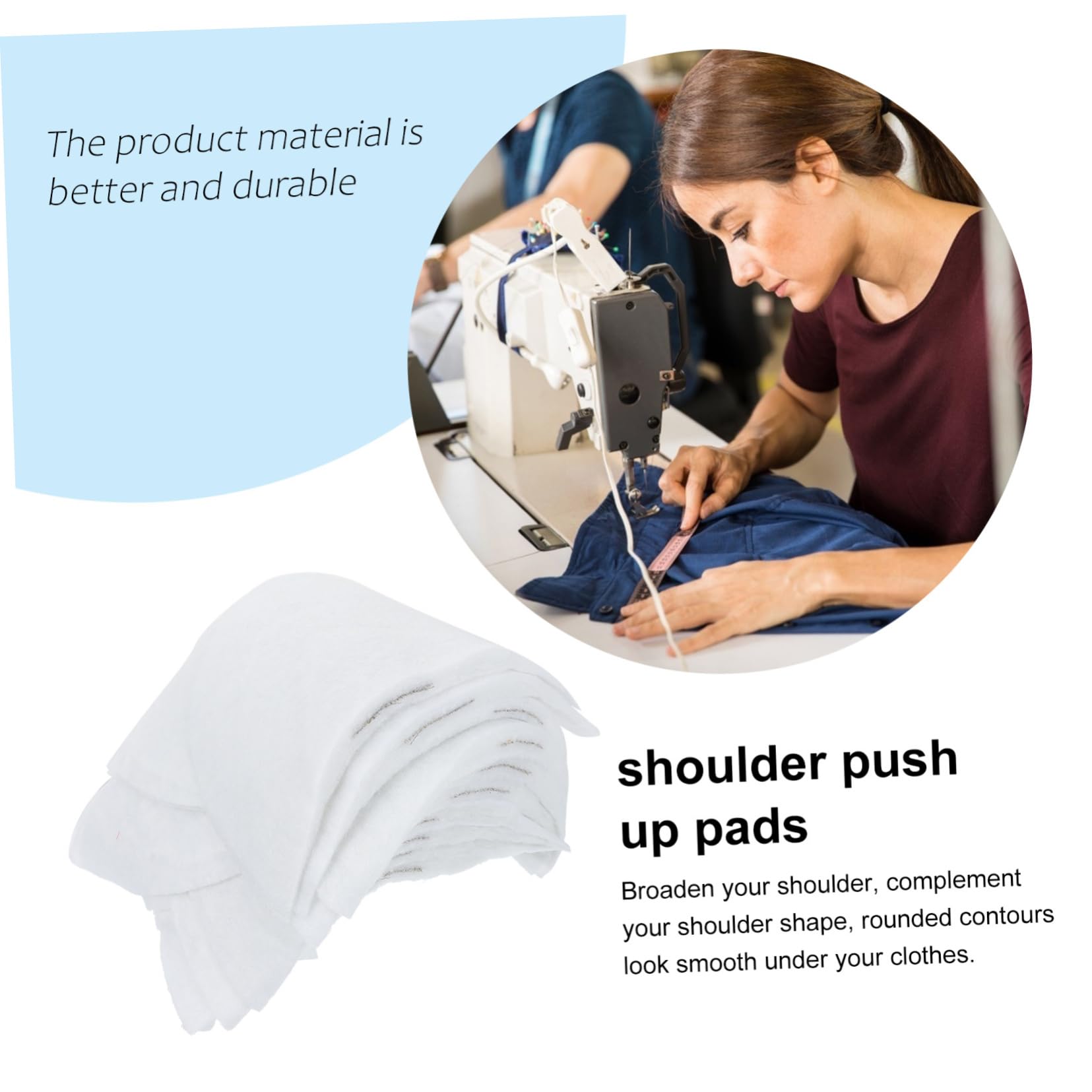 SEWACC Shoulder Pads for Men's Clothing Shoulder Pad Tailoring Men Comfortable