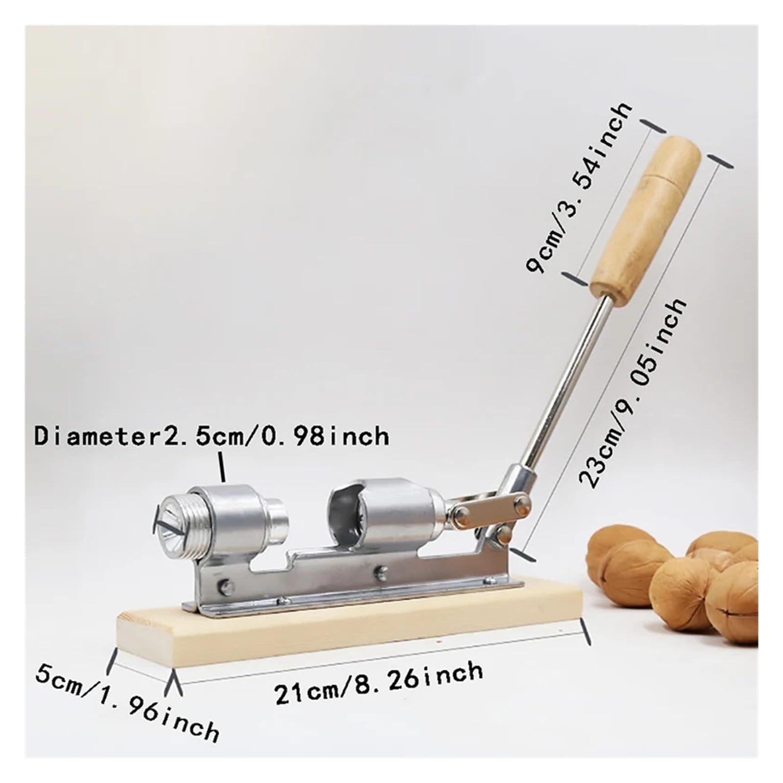Générique Casse-Noisette Manuel en Acier Inoxydable, dissolvant de Coque, ouvre-Outil Cuisine 1 pièce
