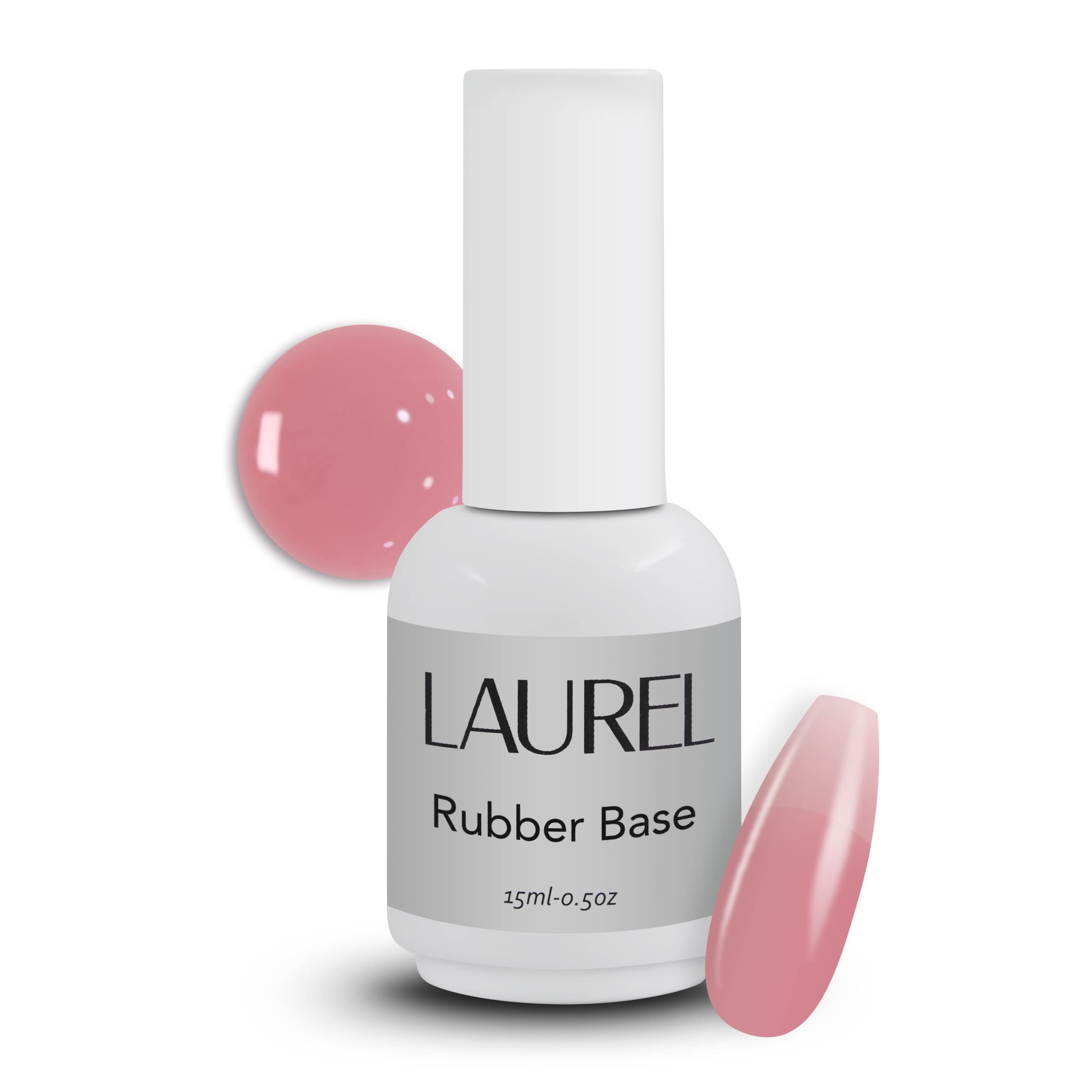 Laurel Rubber Base 15mL (cherry pink)