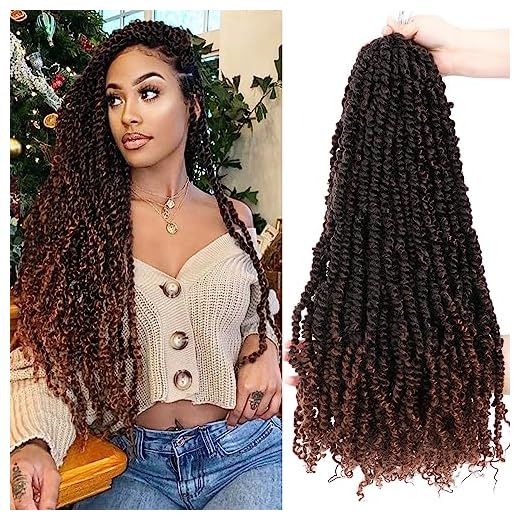 Pre Twisted Passion Twist Hair 24 inch 7 Packs Passion Twist Crochet Hair Pre Looped Crochet Braids Hair For Black Women Synthetic Hair Extensions (24 Inch (Pack of 7), T30#)