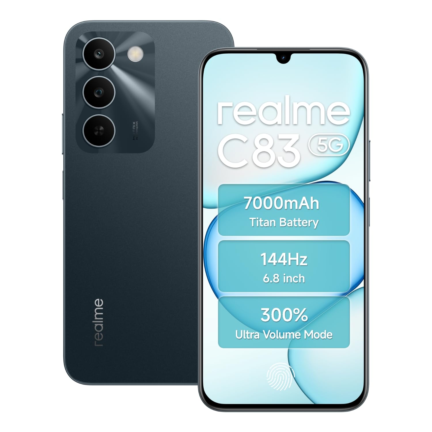 realme C83 5G Smartphone 128GB ROM 4GB RAM 6.8 Inch 144Hz Display 7000mAh Battery IP64 Waterproof Support AI Camera, Dual SIM, GPS, WiFi Green-image-6