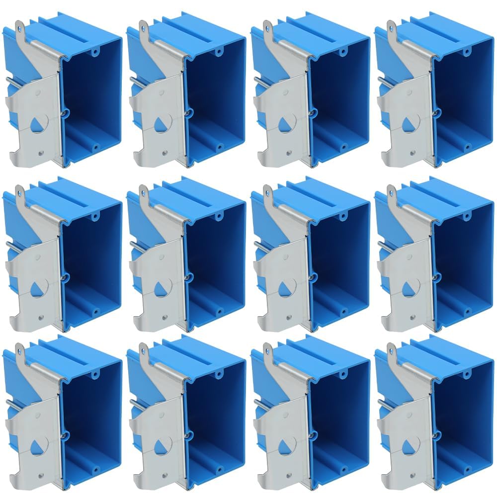 XGGYA 調節可能ボックス 1個 ギャングボックス 21立方 電気、長さ4インチ x 幅3-3/4インチ x 奥行3インチ、ETL