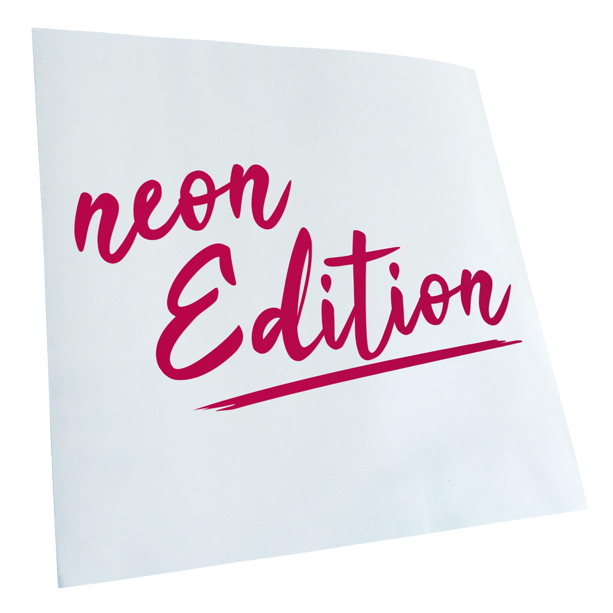 Kiwistar - Adesivo per auto – rosa neon – 24 x 12 cm Why? Because Race Car Sticker per auto, laptop, bicicletta, camion, moto, multicolore, JDM Decal Racing
