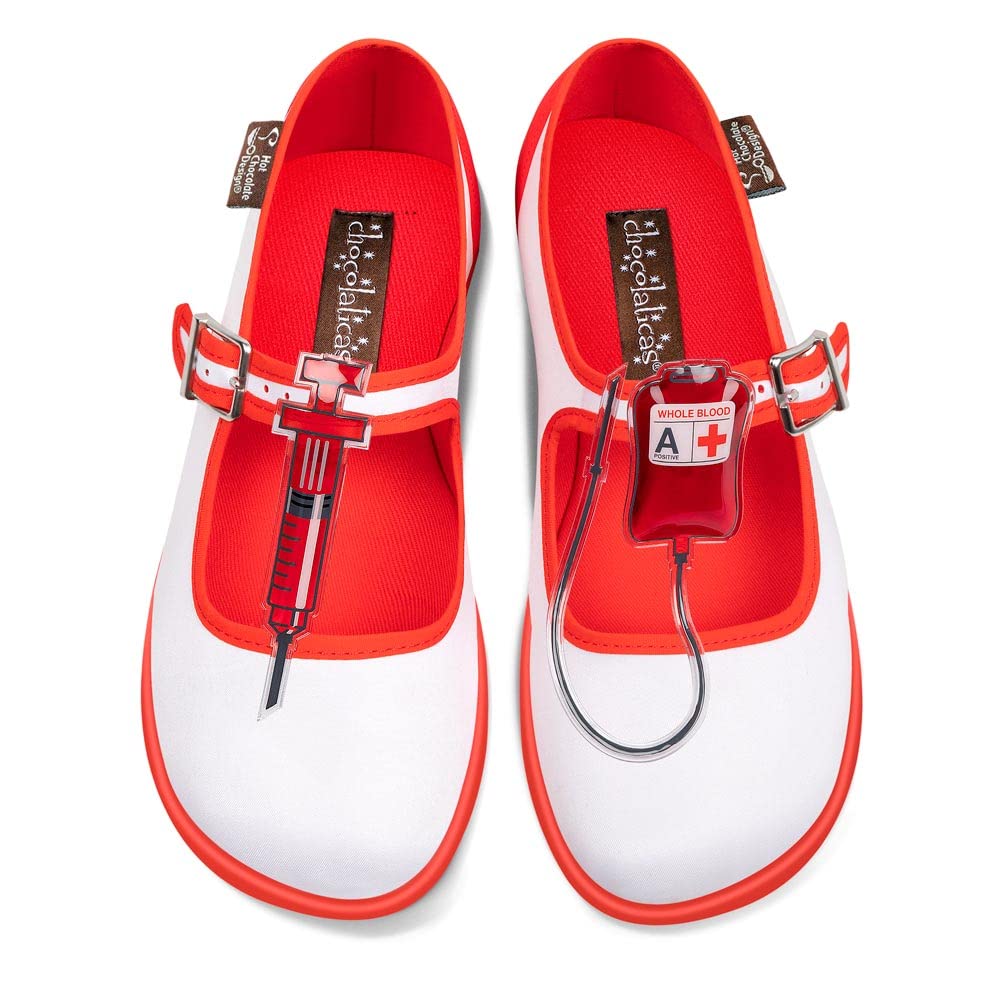 Hot Chocolate Design Chocolaticas Funky Canvas Women's Mary Jane Flat Shoes — view 75