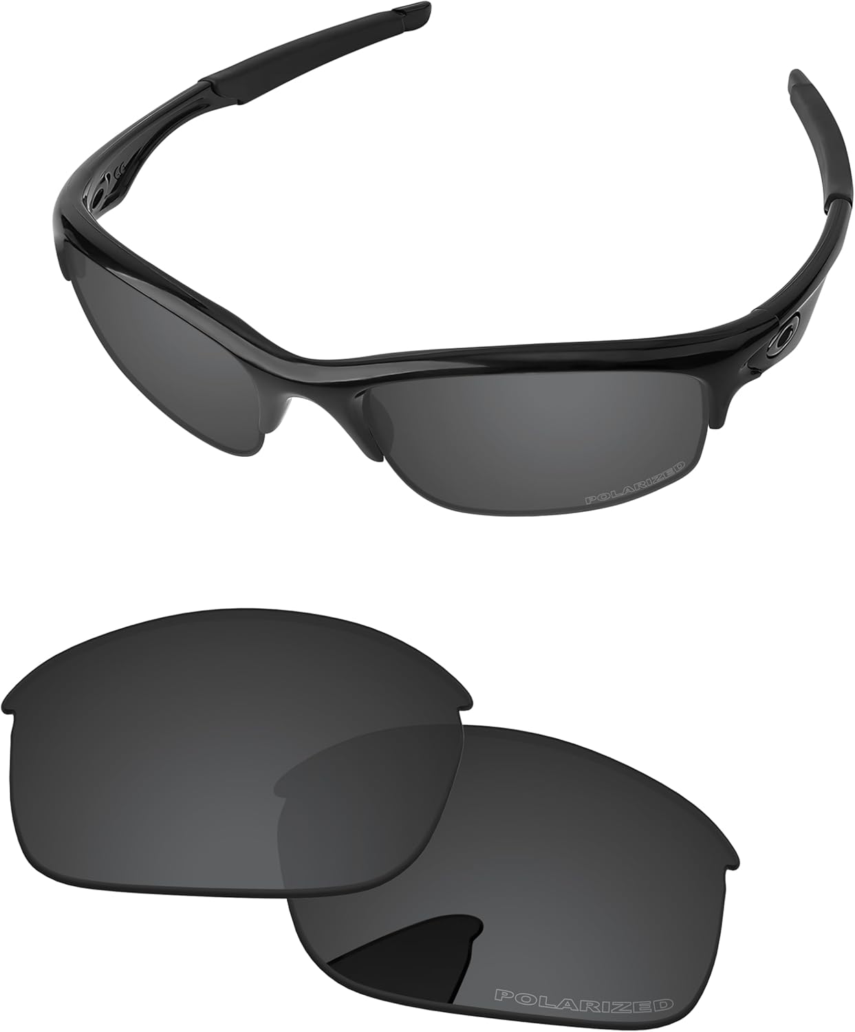 Replacement Lenses for Oakley Bottle Rocket OO9164 62mm Sunglass - Precision Fit, UV Block & Impact Resistant
