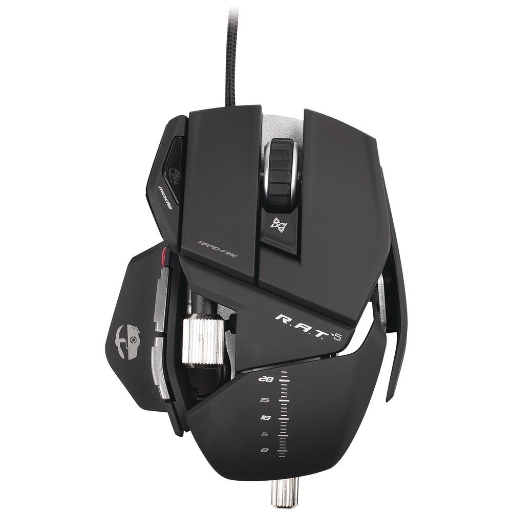 Mad Catz Cyborg Gaming R.A.T 5 Mouse - Mouse - Laser