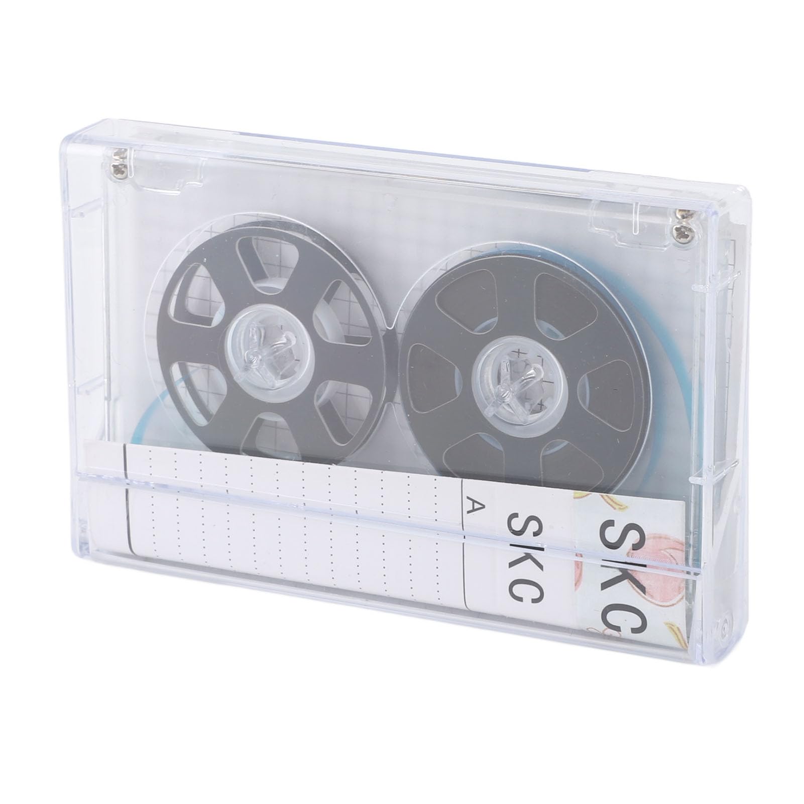 Cintas de Casete en Blanco, Cinta de Casetes de Audio de Carrete a Carrete, Casetes en Blanco de bajo Ruido, Cintas de Audio de Polarización Normal de 46 Minutos (BLACK)