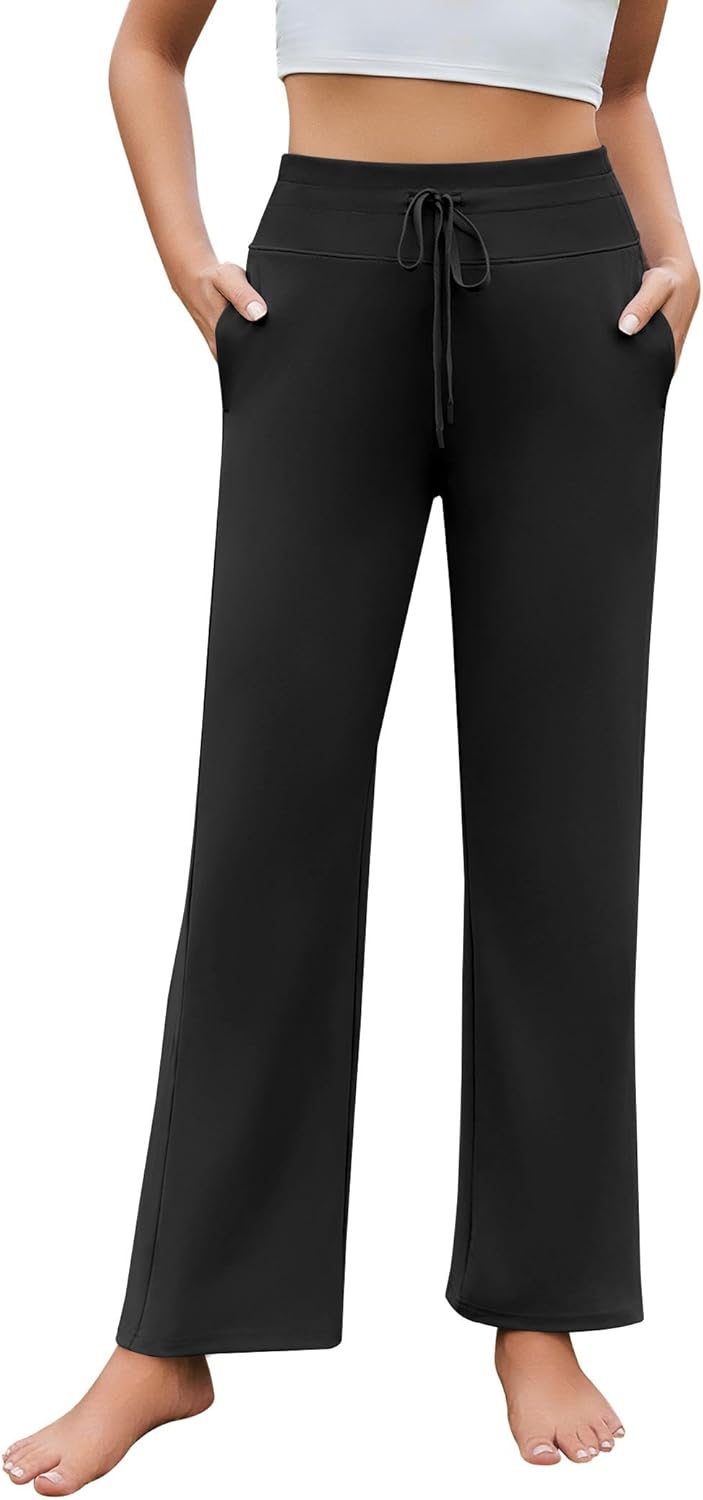 ELESOL Women's Straight Leg Athletic Pants Active Pants