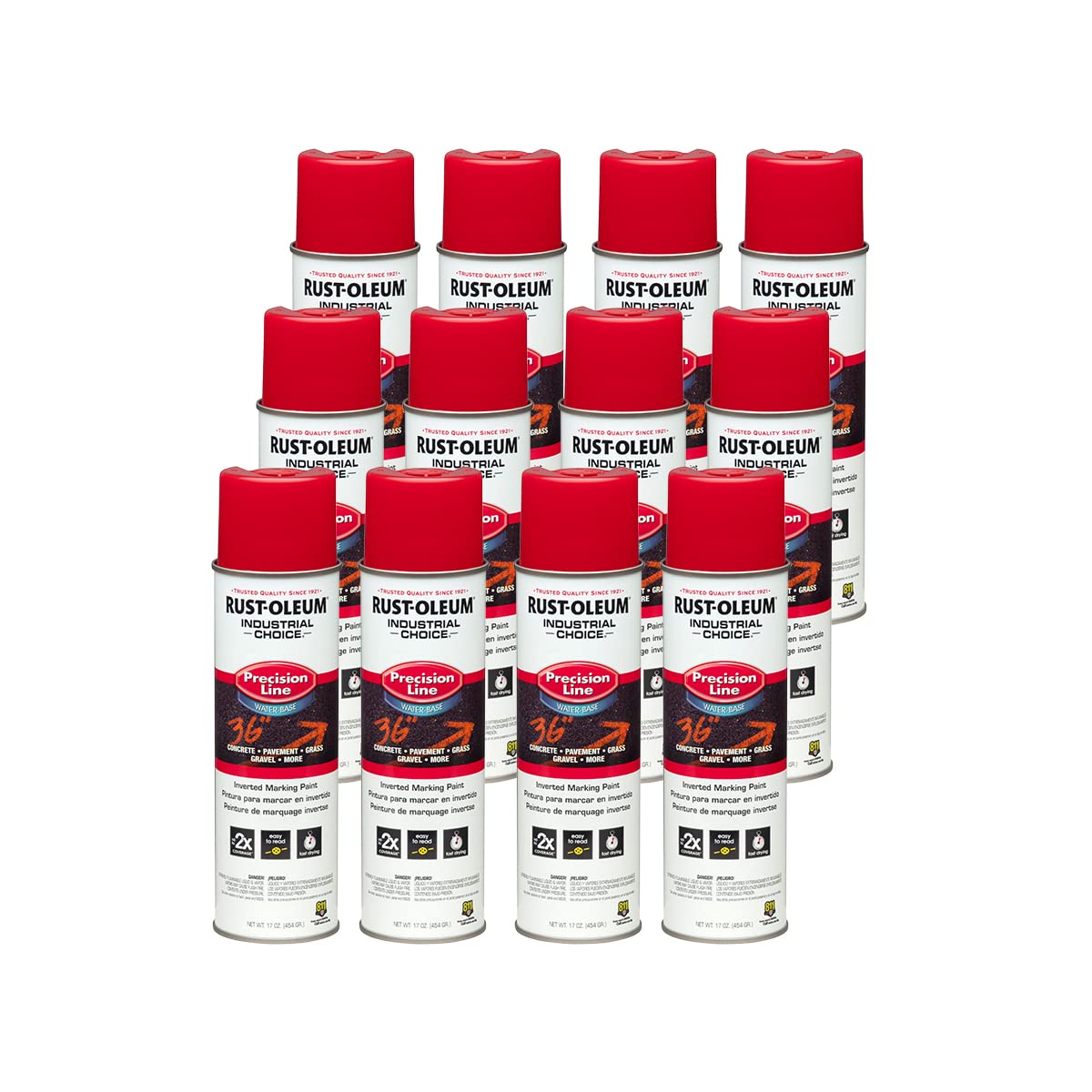 Rust-Oleum 203038-12PK Industrial Choice Inverted Water