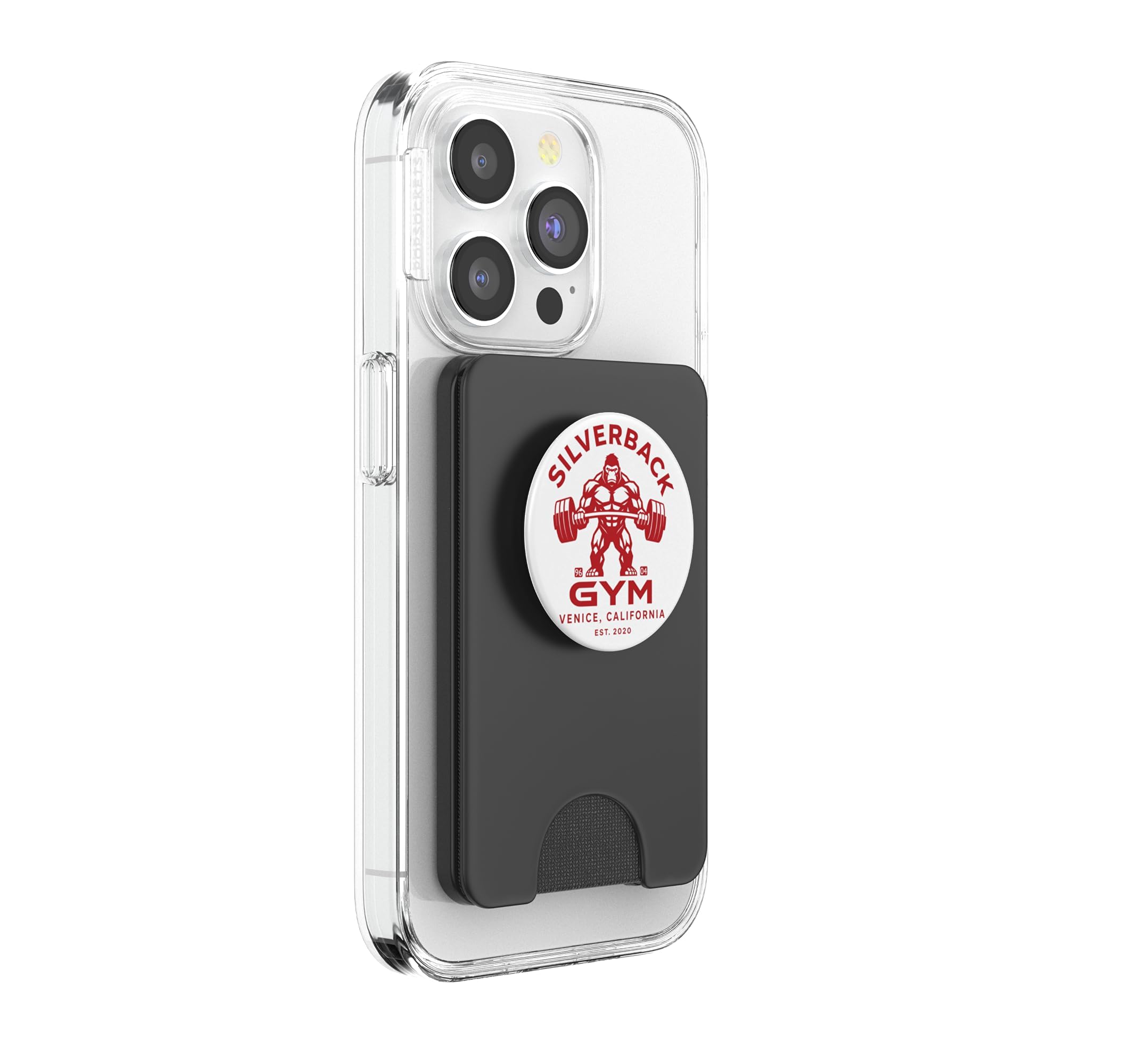 96.4% Silverback Ropa de Gimnasio, Venice Beach Fitness, Rojo PopSockets PopWallet para MagSafe
