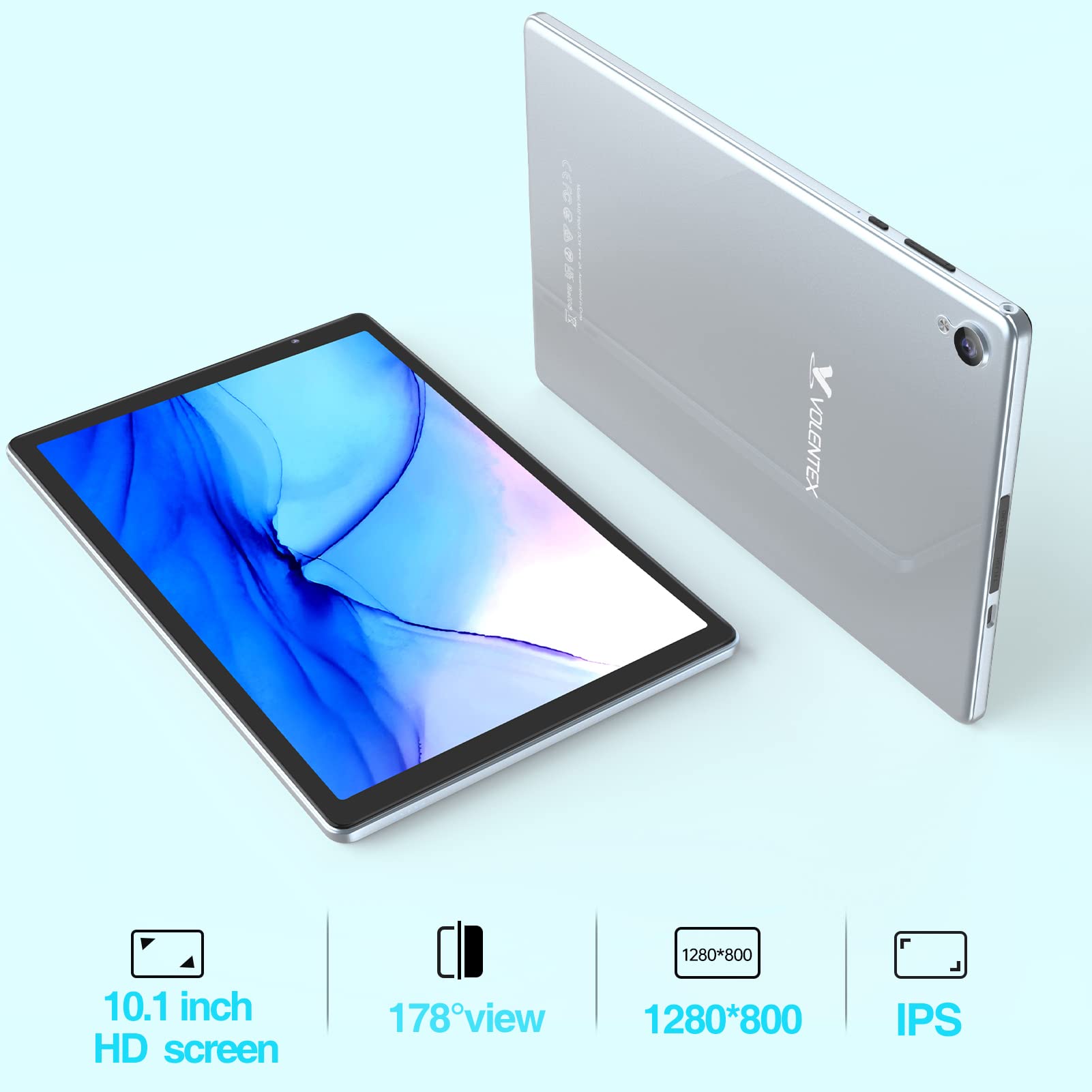 Amazon.com : VOLENTEX 10 Inch Tablet Android 12 Tablet PC