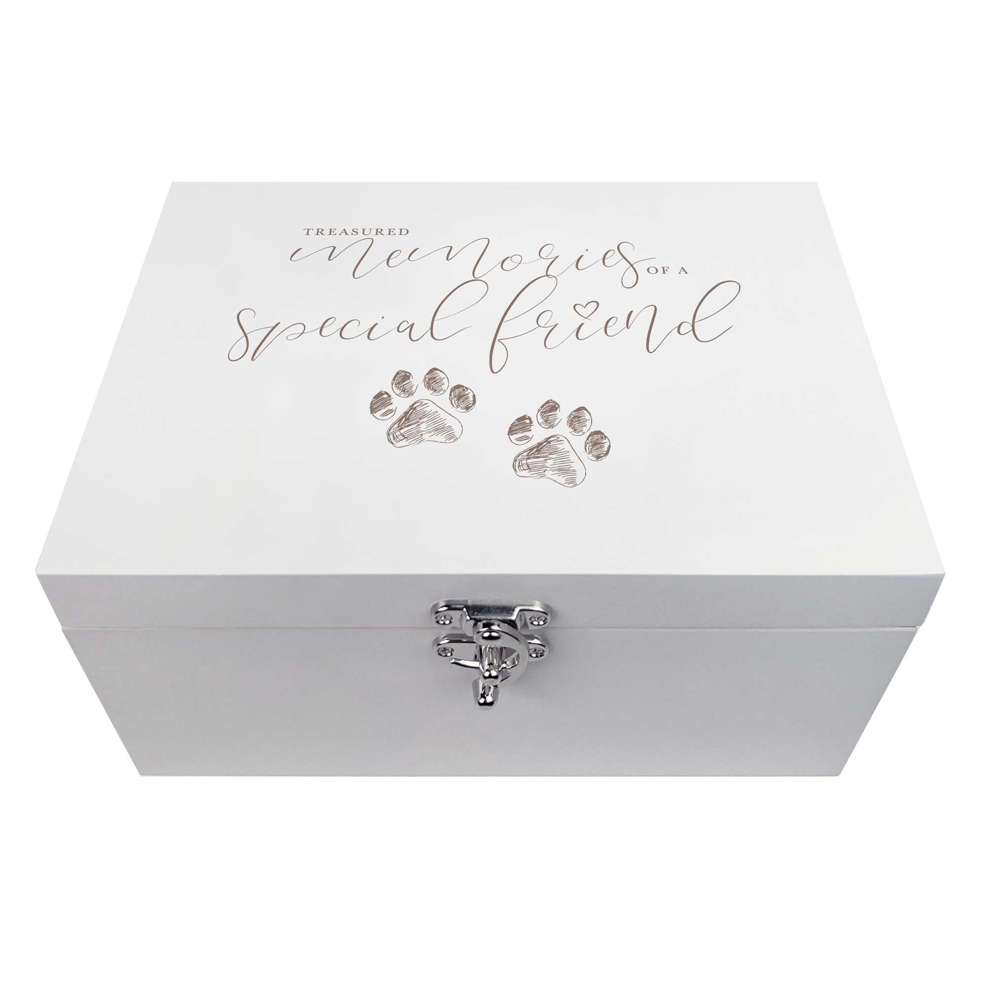 Qaonsciug Scatola commemorativa per animali domestici, in legno