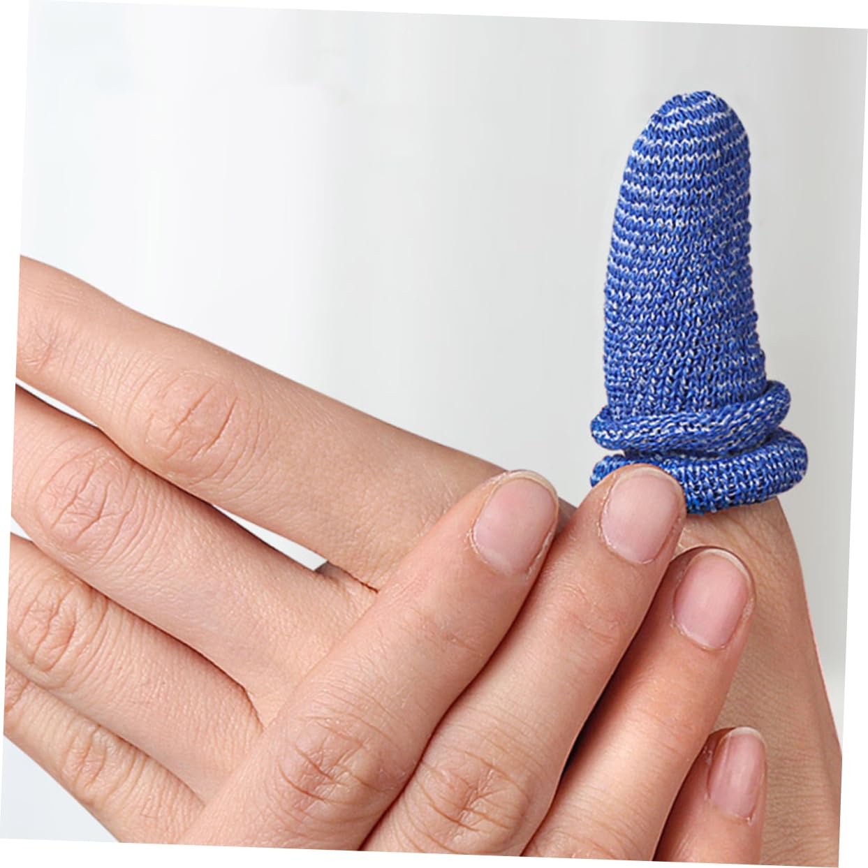 HEMOTON 10 Pack Elastic Protectors Thumb for Basketball Badminton Sports Reusable Joint Protection