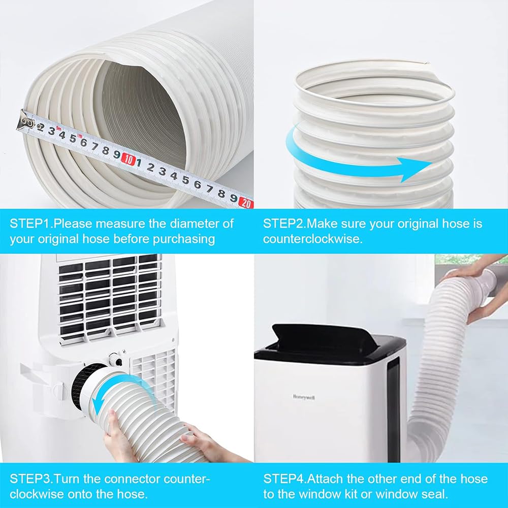 Klimaanlage Schlauch Verlängerung 200cm mit Adapter 130mm innen/150mm außen,Abluftschlauch Klimagerät,Klimaanlage Verlängerungsschlauch,Klima Abluftschlauch,Klimaschlauch für Klimaanlage
