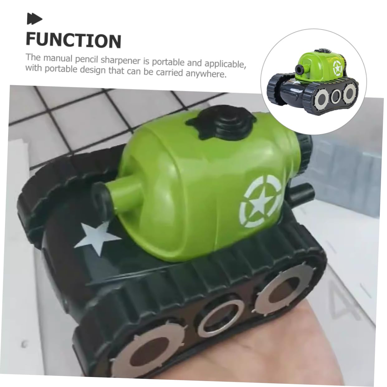 SHINEOFI 5stücke Bleistiftspitzer Im Cartoon-design Handbetriebene Anspitzer Für Schüler Für Schule Büro Und Zuhause Grün Praktische Schärfung Für Bleistifte