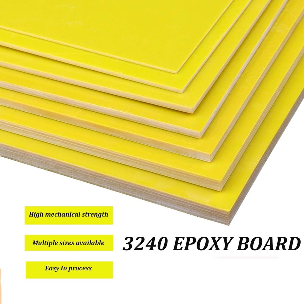 1Pc 3240 Panneau Époxy 500Mm X 500Mm Épaisseur 0.3Mm-2Mm Panneau Isolant pour Projets D'ingénierie De DIY De Maintenance Électronique Et Électrique,0.5mm