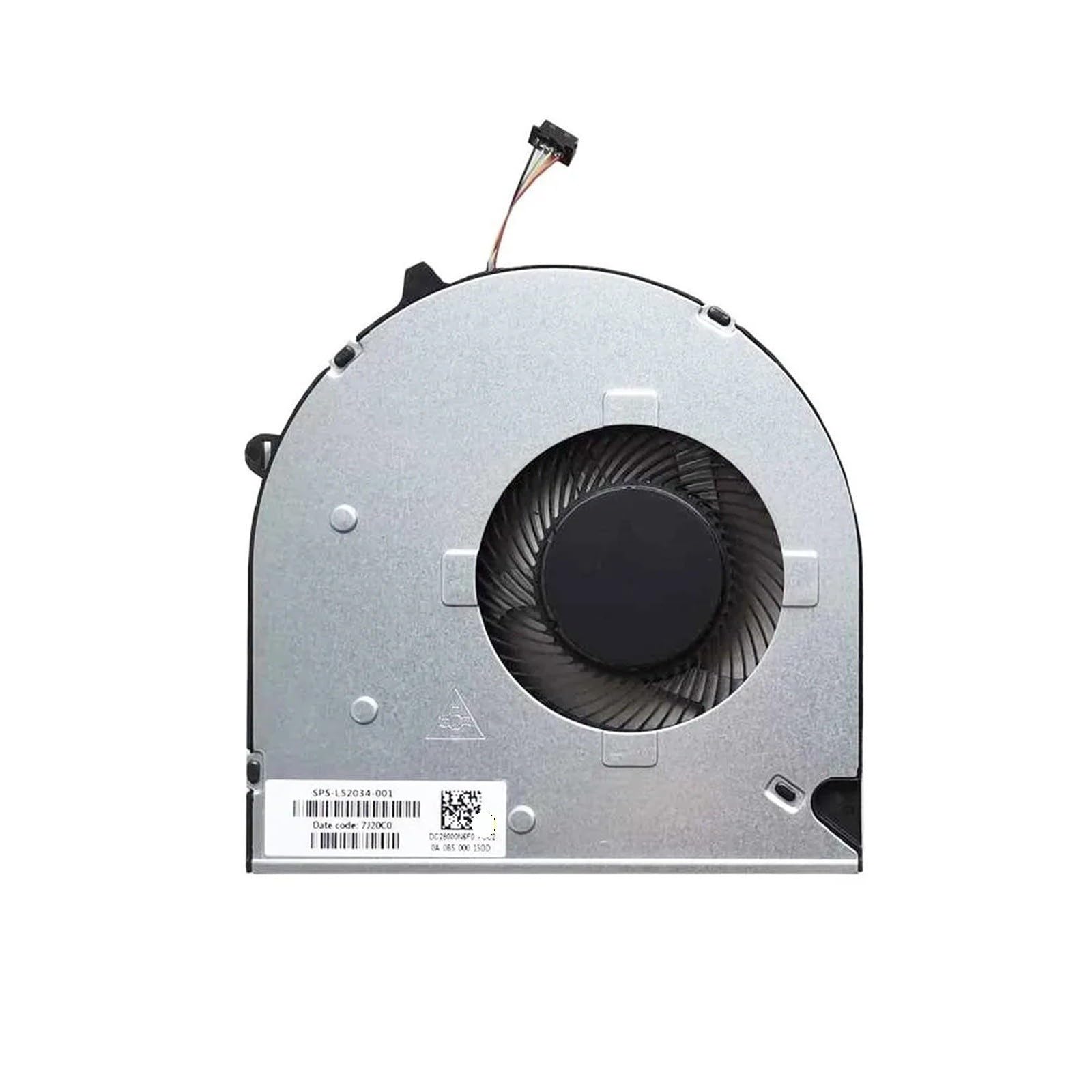 Ventola di Raffreddamento della CPU, Compatibile for HP, 15-DU 15S-DU 15S-DY 15-DW TPN-C139 L52034-001,Ventola del dissipatore di Calore