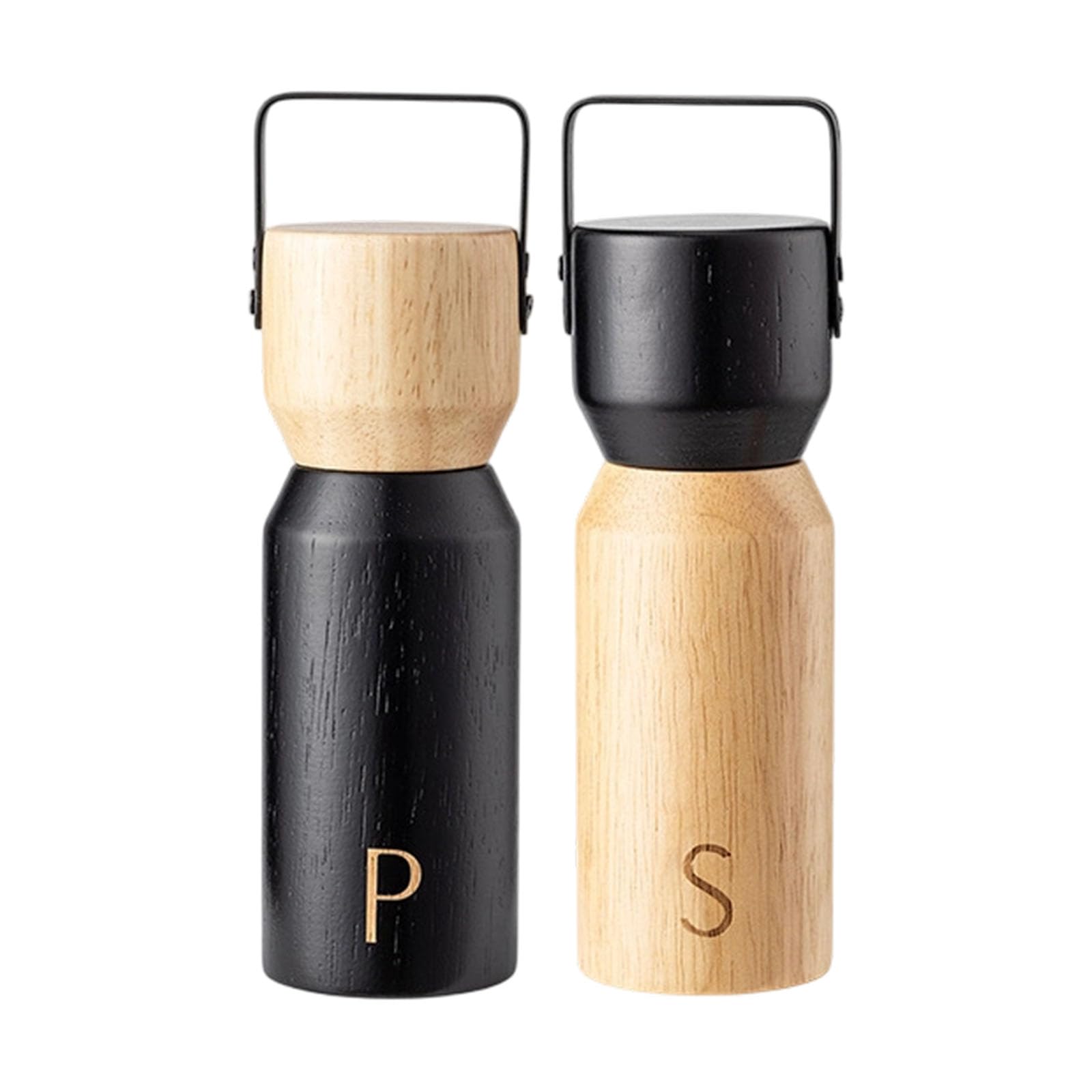 JDNH Ergonomic Rubberwood Spices Grinder with Ceramic Cores Wood Peppers Mill Adjustable Coarseness for Cooking Enthusiasts Wooden Peppers Mill
