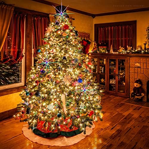 TORCHSTAR LED Firework Lights, Decorative Starburst Lights Battery Operated, Multi-Color Dandelion Lights, Firework Meteor Light for Christmas Party Home Valentine's Decoration, RGB 10