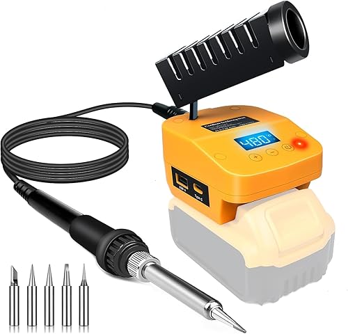 Miniatura 7 de Estación de soldador inalámbrico para Makita 18V bl1430, estación de soldador portátil inalámbrica, herramienta de soldadura de 60 W, kit de