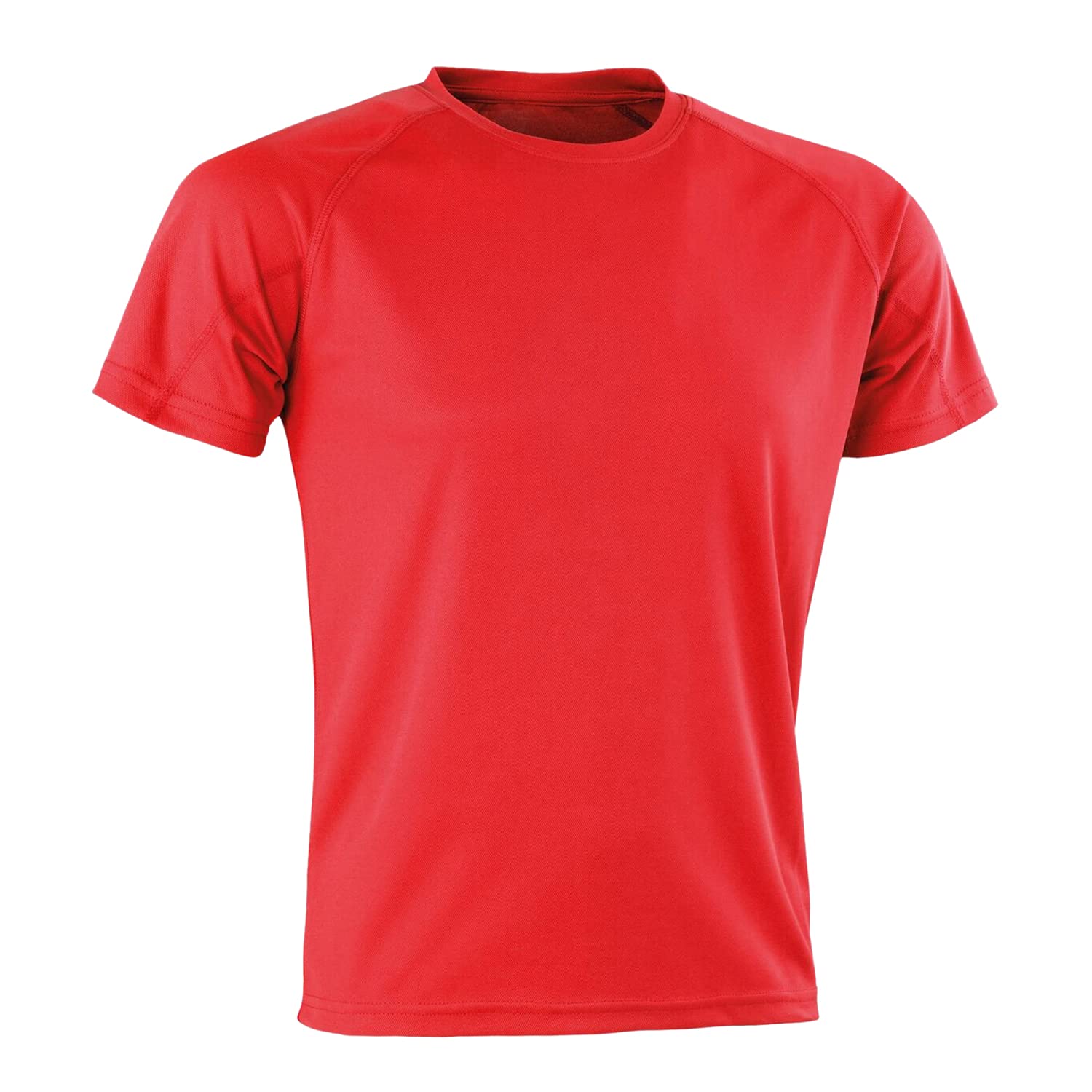 Spiro Men's Red Aircool T-Shirt ) (Red) Xxs
