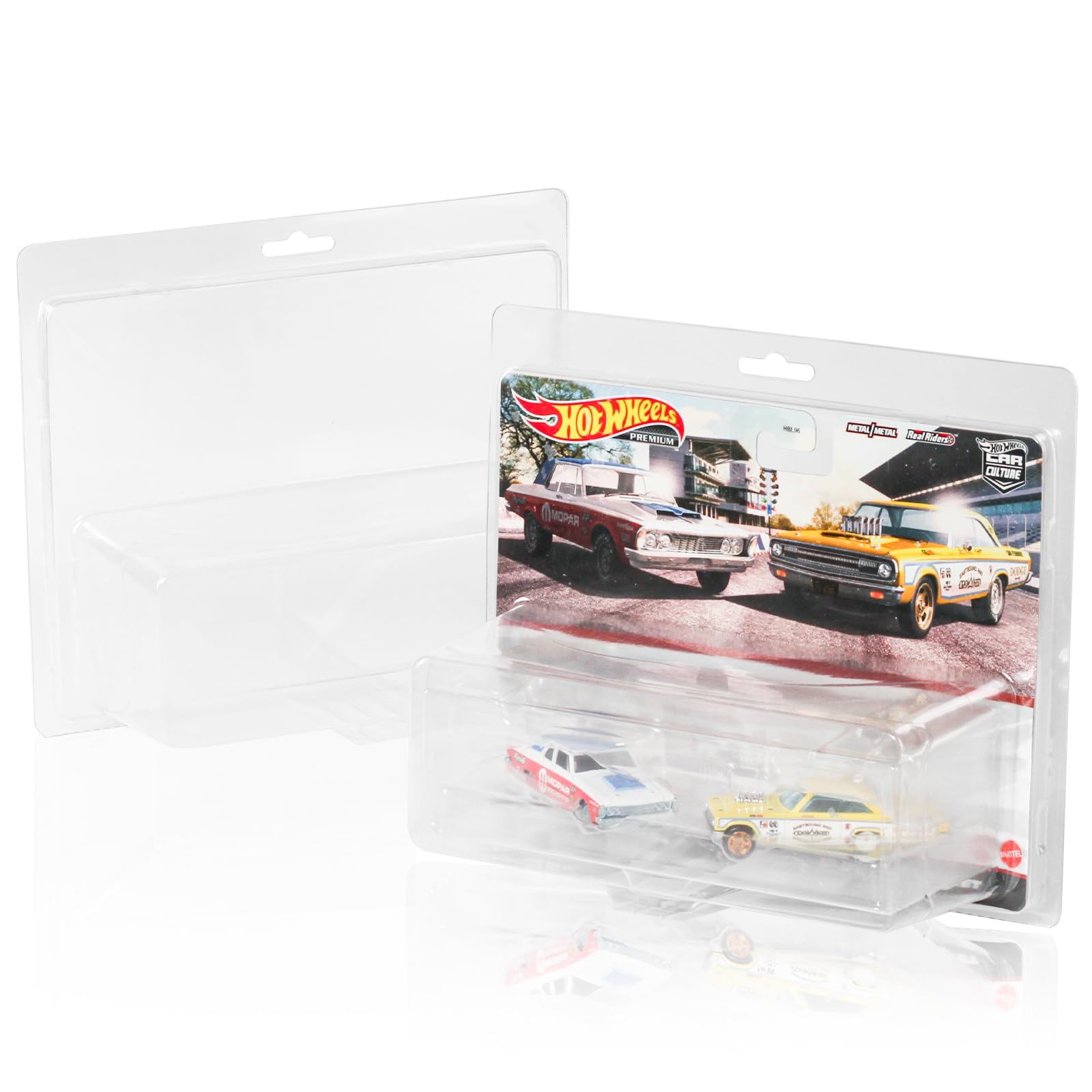 Hot Wheels Premium 10セット+プロテクターケース 10 Pack Protector Cases Compatible with Hot Wheels Premium 2