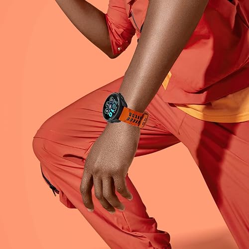 Miniatura 7 de ISABAKE Compatible con Garmin Vivoactive 4Venu 2Forerunner 255 265 Bandas, correa de silicona deportiva para Samsung Galaxy Watch 3 1.772 inGalaxy