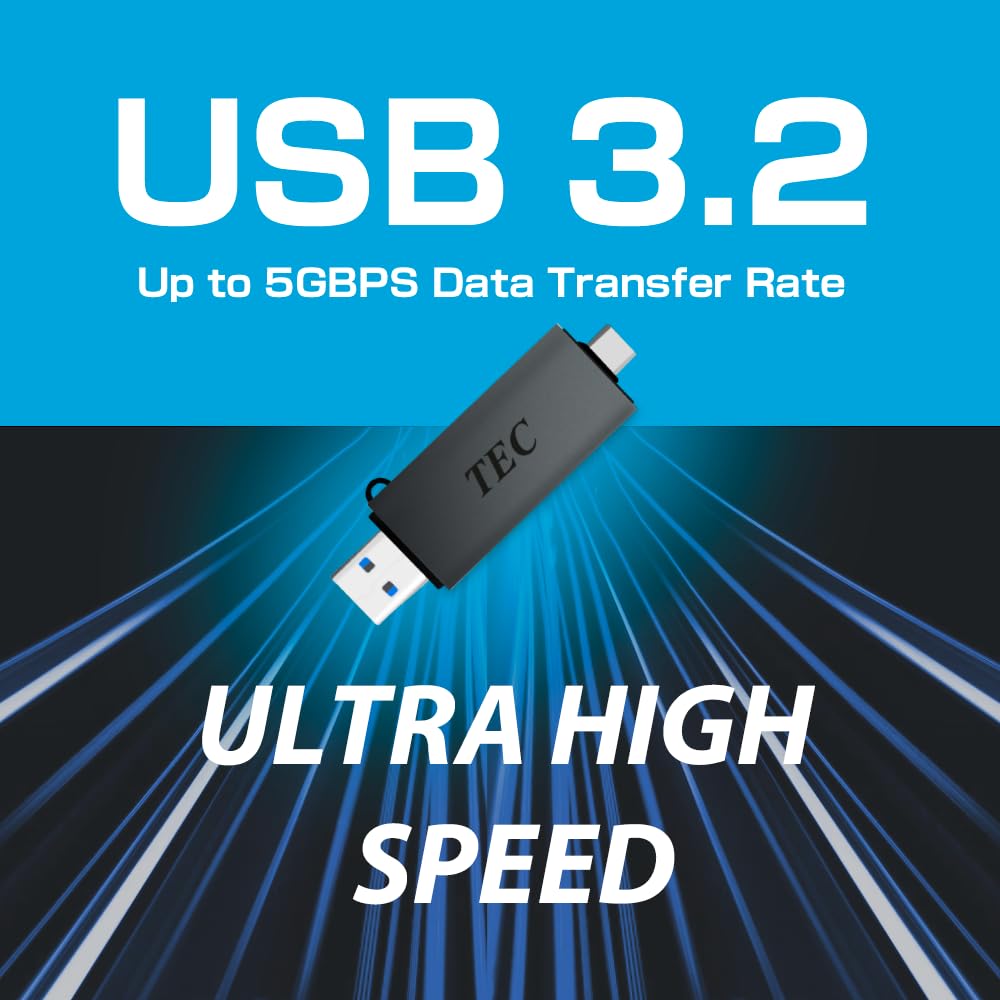 Amazon.co.jp: テックカードリーダー 2-in-1 USB-C/USB 3.2 MicroSD