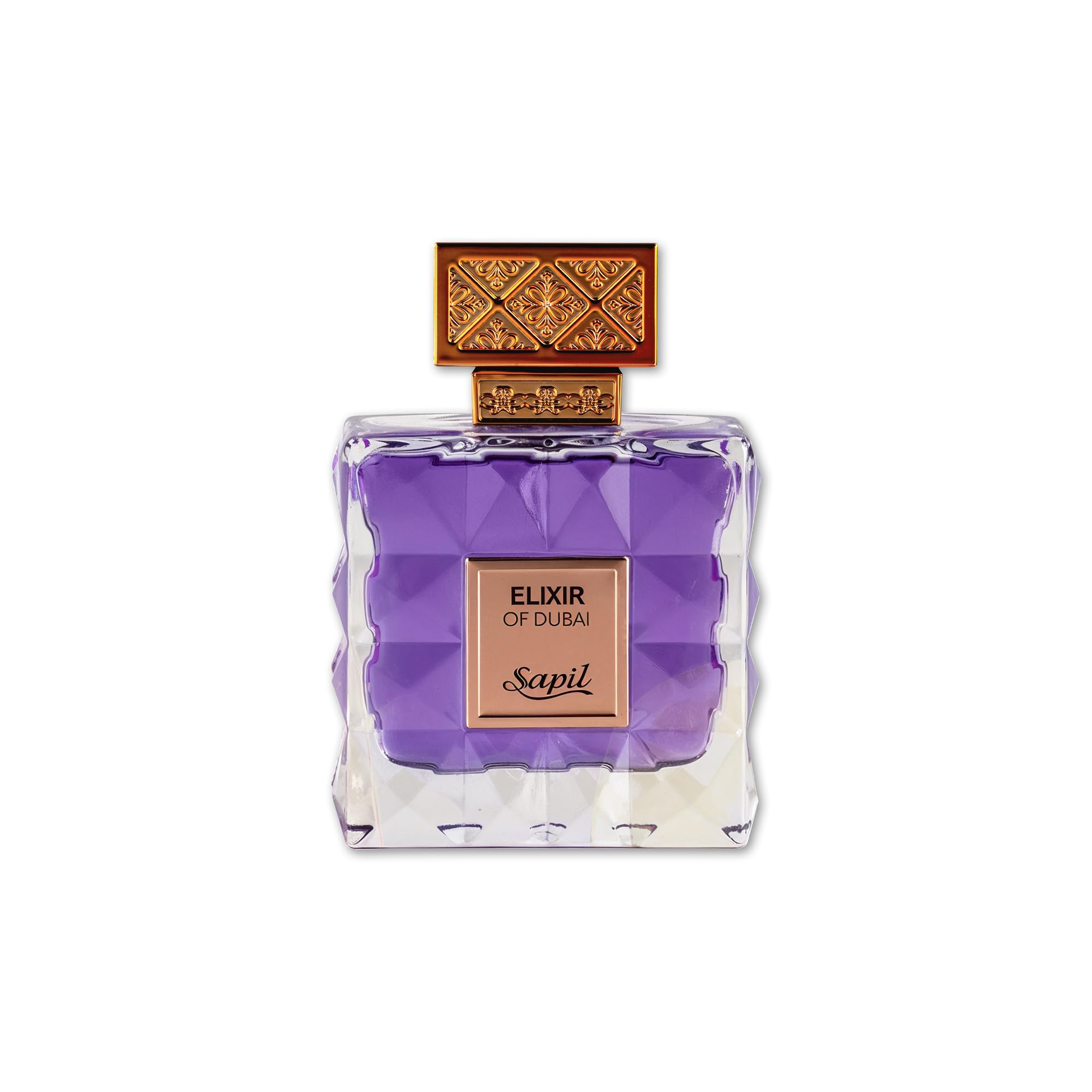 Sapil Elixir of Dubai Unisex Eau de Parfum – Long-Lasting Dubai Perfume with Amber, Vanilla, Musk, Cardamom, Bergamot & Lavender – Arabic Luxury Fragrance for Men & Women – 3.38 oz