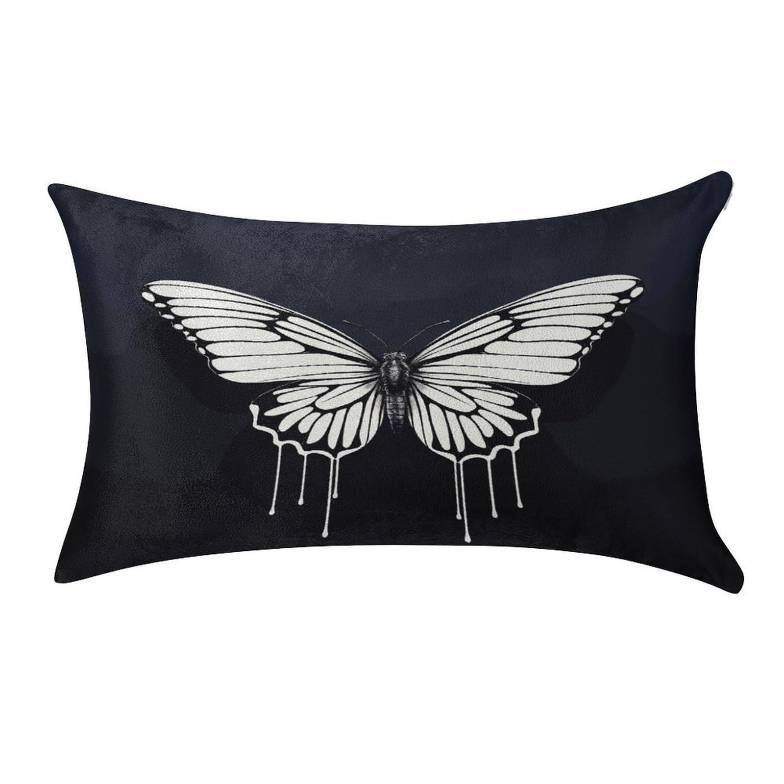 Btcowzrv Style A Black And White Butterfly Pillow Cover Pillow Case Pillowcase