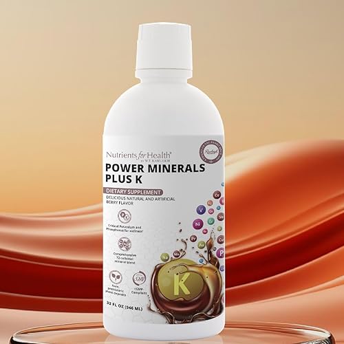 Miniatura 3 de Rawleigh Power Minerals Plus K 32 fl oz - Suplemento de mezcla líquida de minerales coloidales con sabor a bayas con 72 minerales iónicos como