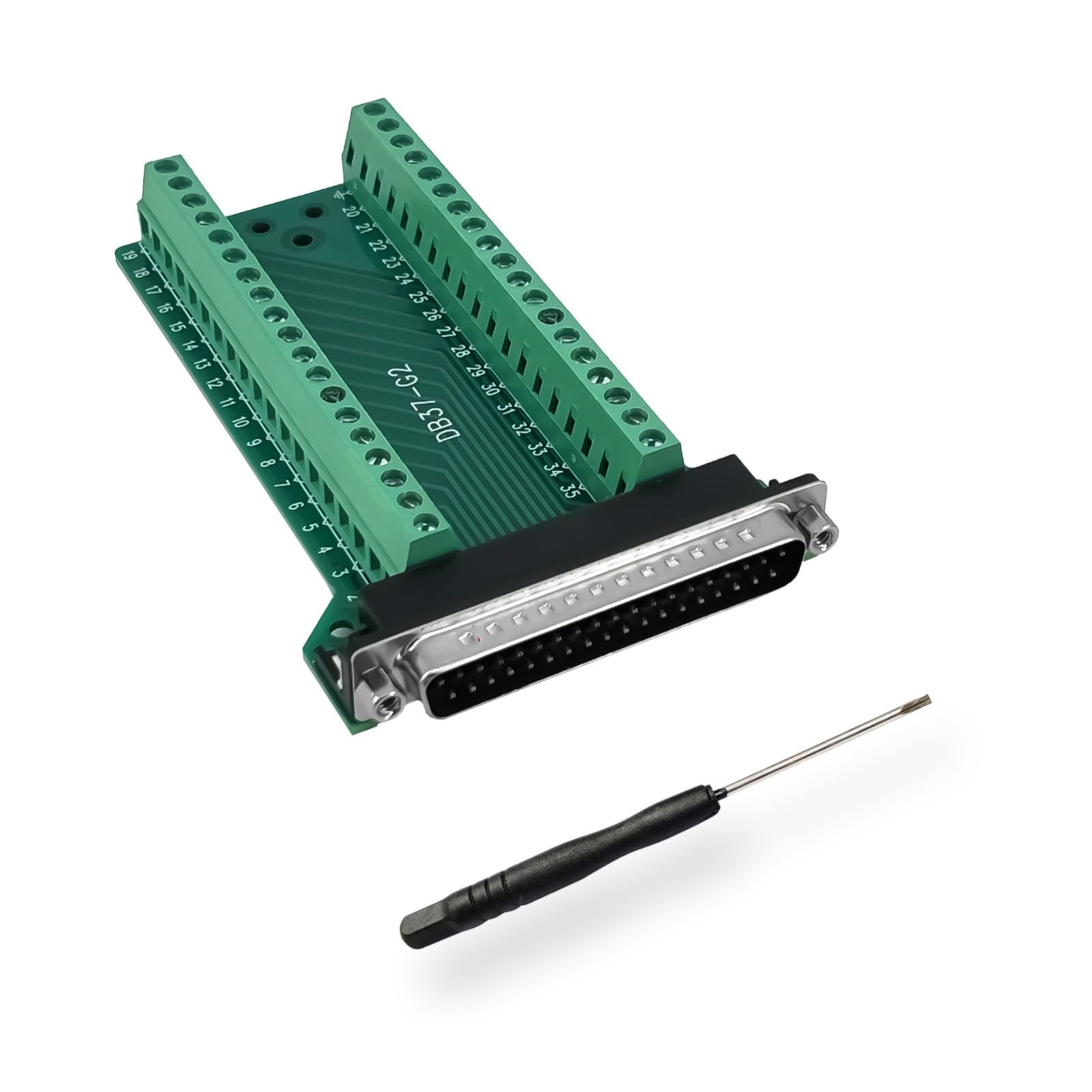 DB37 adapter D-SUB RS-232 RS485 szeregowy na 37-biegunowy moduł sygnałowy z izolowaną podkładką (1 wtyczka)