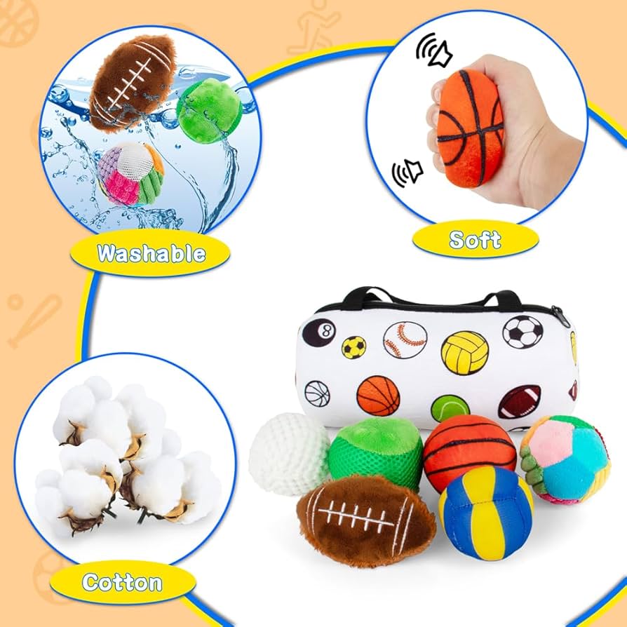 Infant Stroller Little Sport Star Sensory Soccer Ball - First Baby