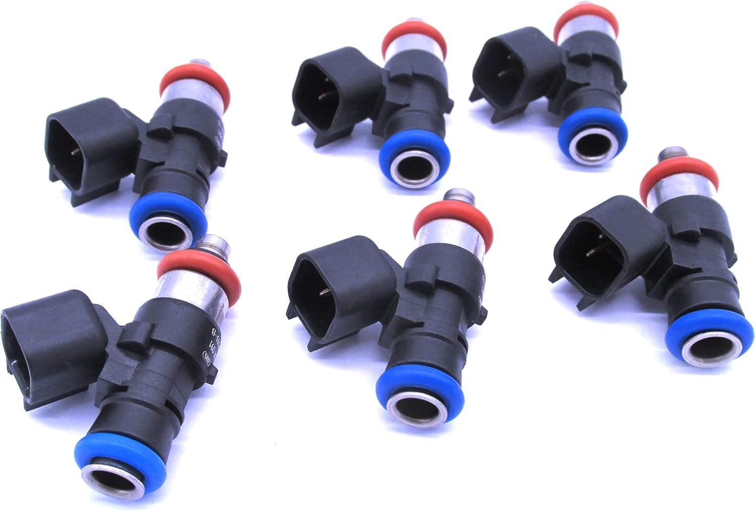 0280158091 84212353 ZZJ1-13-250A Fuel Injector for Ford Edge 2007-2011 3.5L, for Ford Flex 2009-2011 3.5L, for Lincoln MKS 2009-2011 3.7L, for Ford Taurus, for Mazda CX-9, for Mercury Sable, 6 pcs