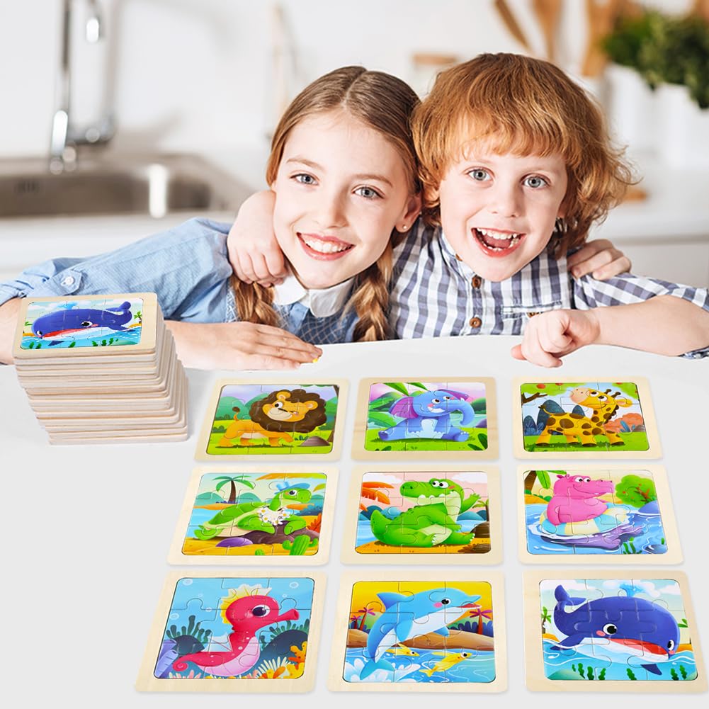 Wooden Jigsaw Puzzles for Kids 3 4 5 Year Old - Image 4