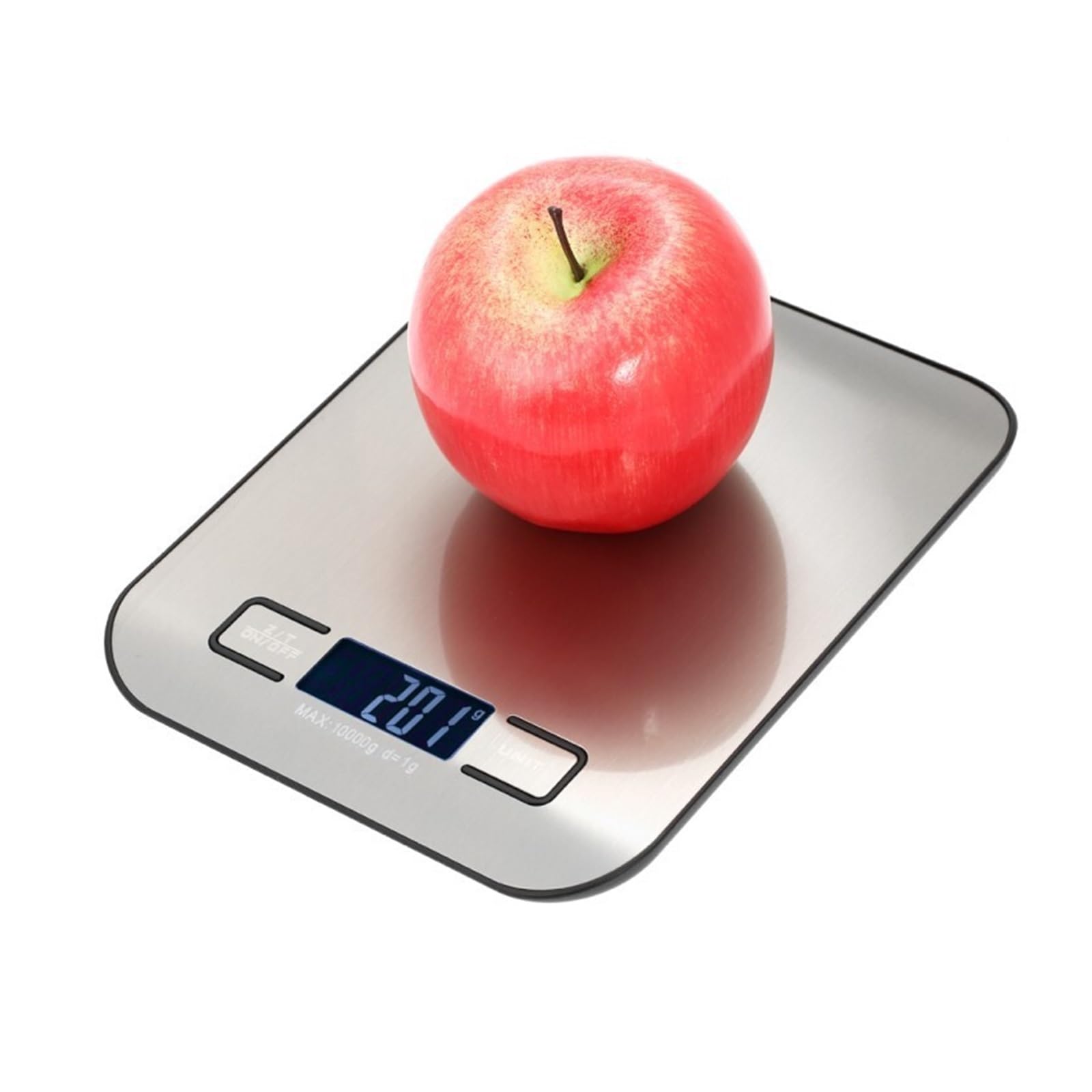 Báscula de cocina 5/10 KG, báscula peso portátil for hornear acero inoxidable(K,10Kg)