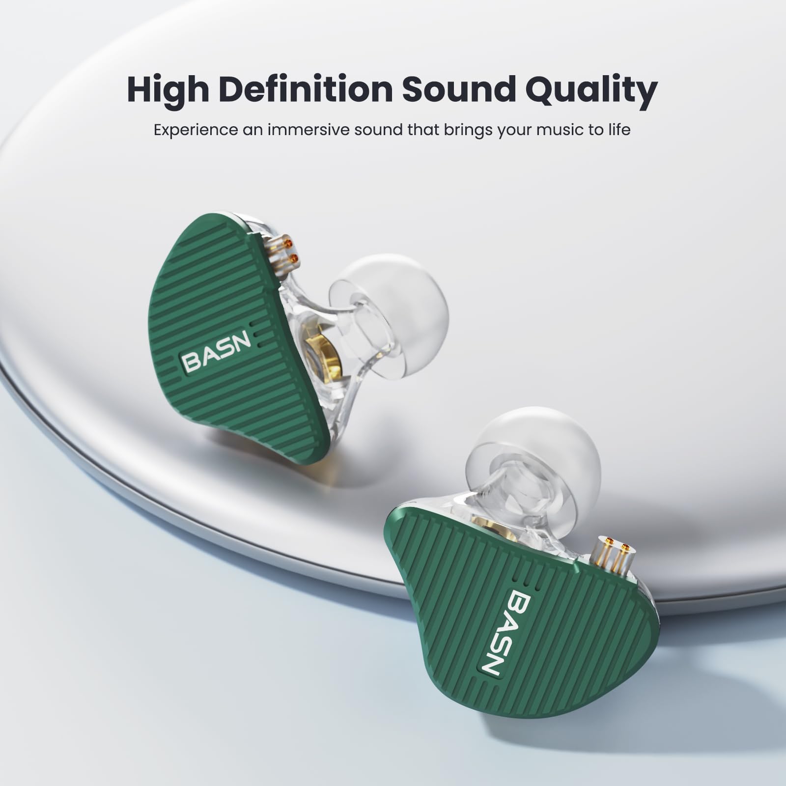 BASN Mix-PD Earphones Wired HiFi IEM Headphones - Dettaglio