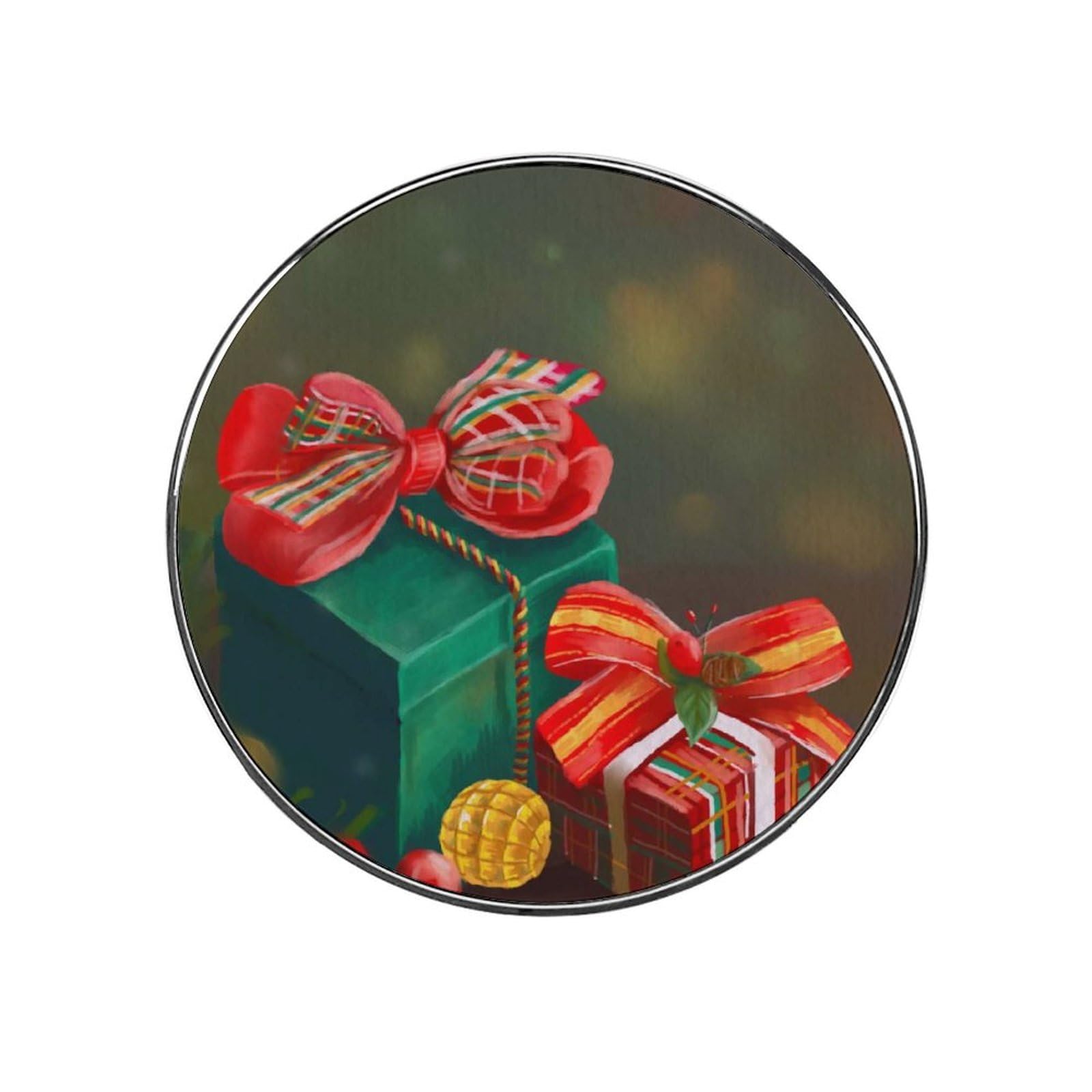 Christmas Alloy Fridge Magnet For Office Cabinet Refrigerator Whiteboard Photo