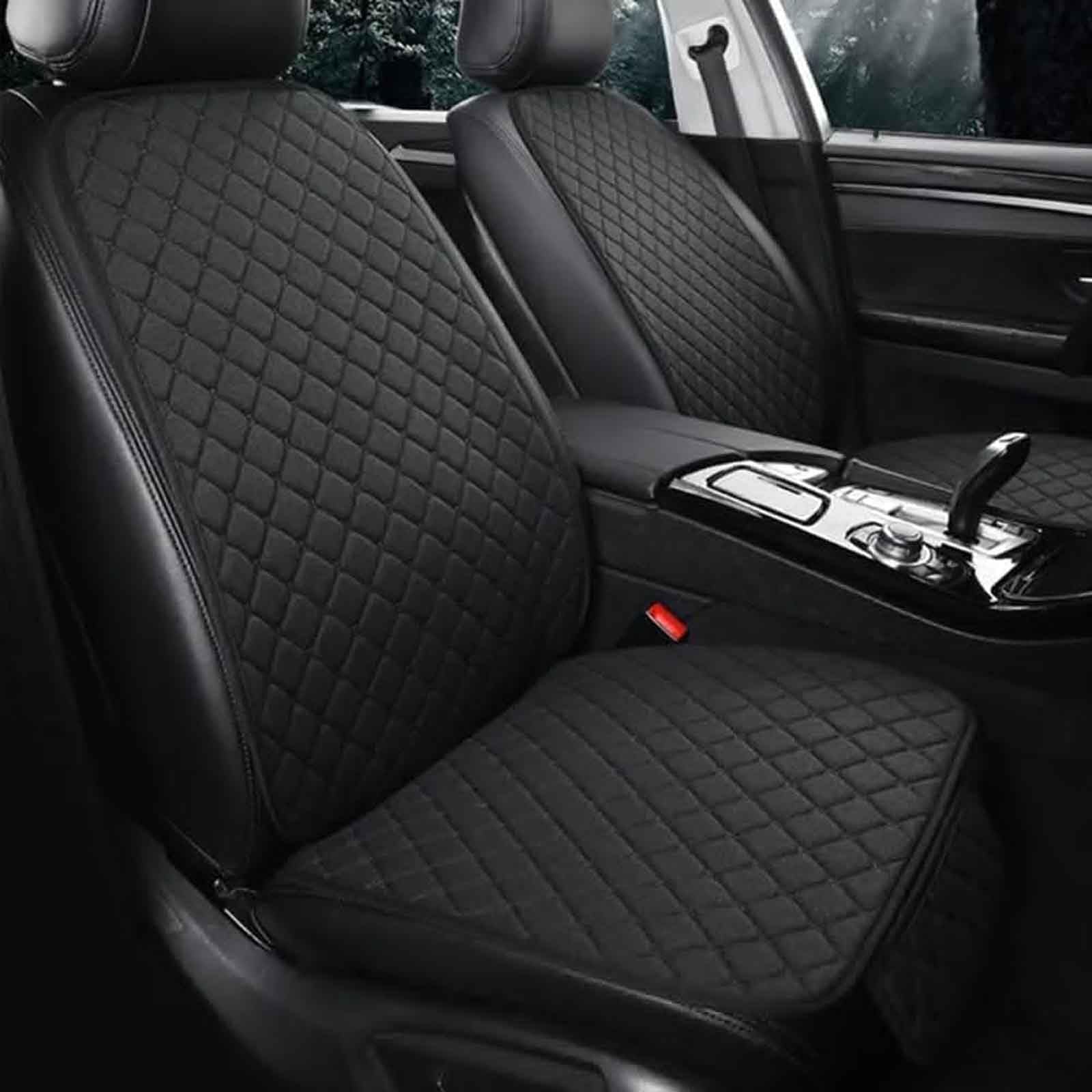 Zbmdthef A/Black 5 Sets Linen Cr Set Cover For Ki Ev6 / Ev6 Gt / Ev6 Gt Line, Universl Front Nd Rer Set Covers Protectors Full Set Brethble Nti-Slip Interior Ccessories,