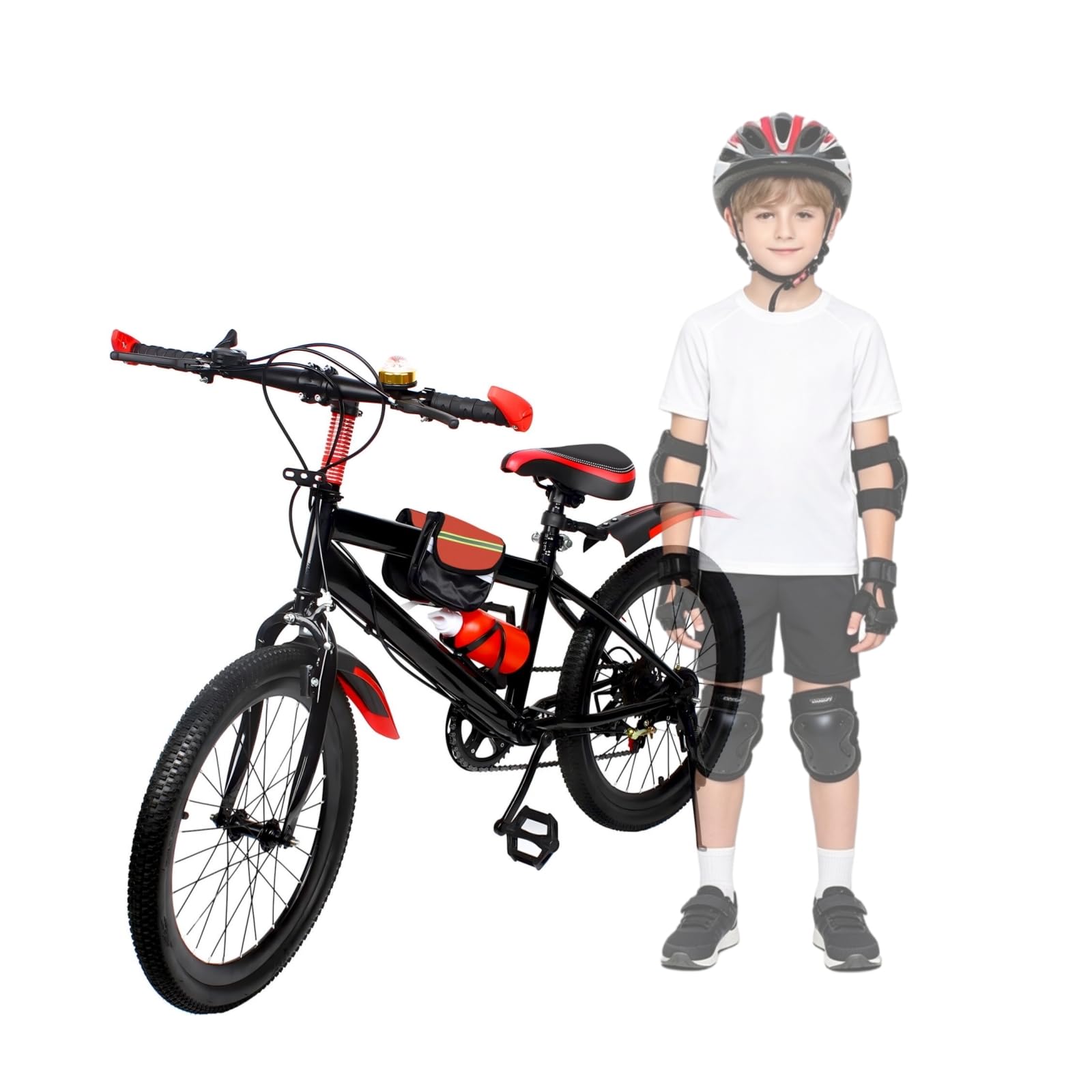 VTT de haute qualité, vélo pour adolescent, VTT en aluminium, équipé de 7 vitesses, freins à disque, fourche avant à suspension