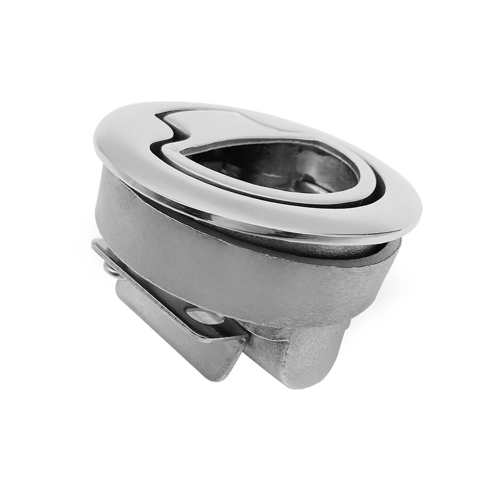62mm 2 "Barca Turning Lock In Acciaio Inox 316 Marine Hatch Latch Maniglia di Sollevamento Flush Pull Locker Accessori for Barche Hardware