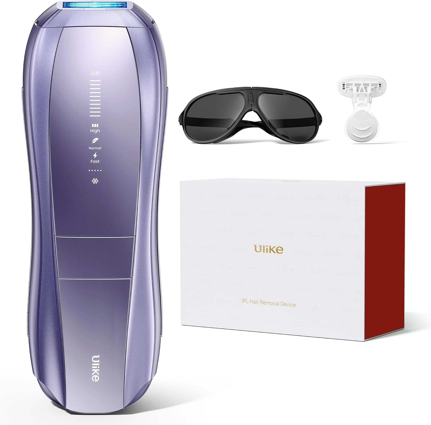 UlikeLaser Hair Removal Device Air 10 Ipl Gift for Women and Men, Ice Cool and Permanent Hair Reduction for Nearly Painless, Dual Lights, Skin Sensor & USHR Mode Hair Removal in 10mins from Home