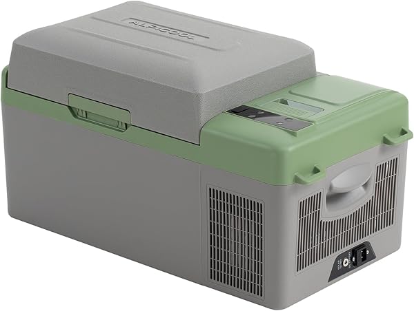 Alpicool Y19E 20L Kompressor Kühlbox 12v Mini Kühlschrank Elektrische Camping-Gefrierbox Klein Tragbare für Auto, Lkw, Boot, RV mit USB Anschluss,-20℃-20℃,Wiederaufladbar(Batterie nicht enthalten)