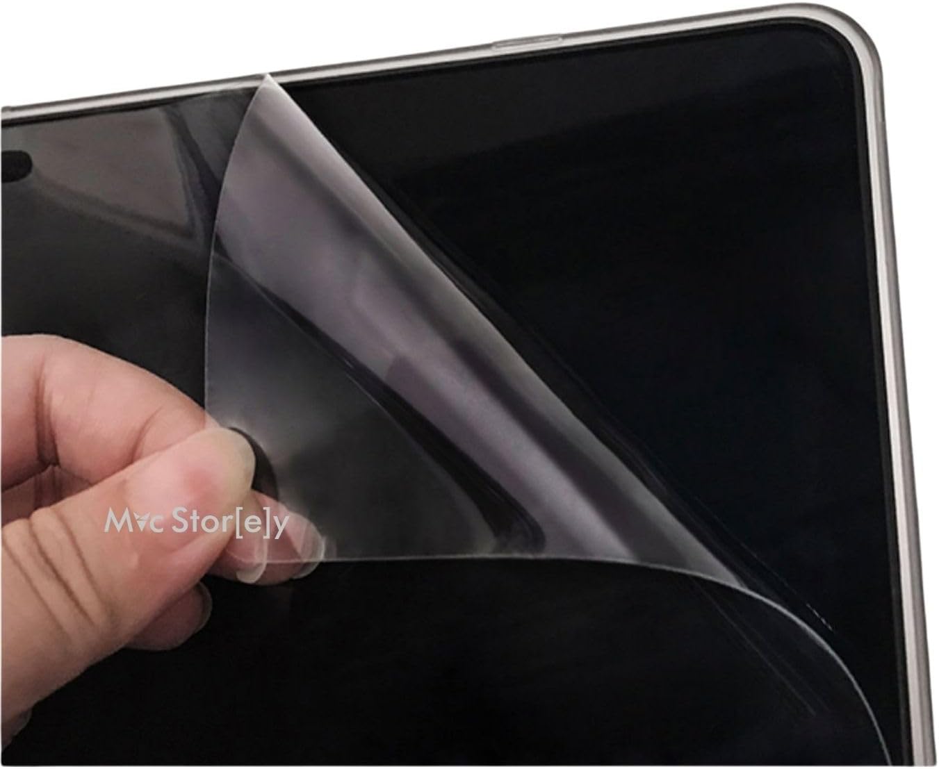 McStorey MacBook Air 15.3 inç M2 M3 M4 Uyumlu Mat Anti Glare Ekran Koruyucu Yansima Onleyici Goz Yormayan Touch ID Retina A2941 A3114 A3241 Şeffaf
