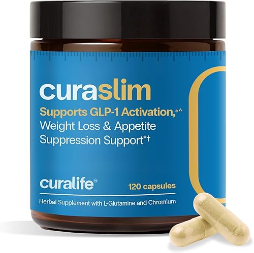 Miniatura 6 de Curalin & Curaslim GLP-1  Apoya el azúcar equilibrado, frenar los antojos y activar GLP1, supresor del apetito, refuerzo del metabolismo, apoyo