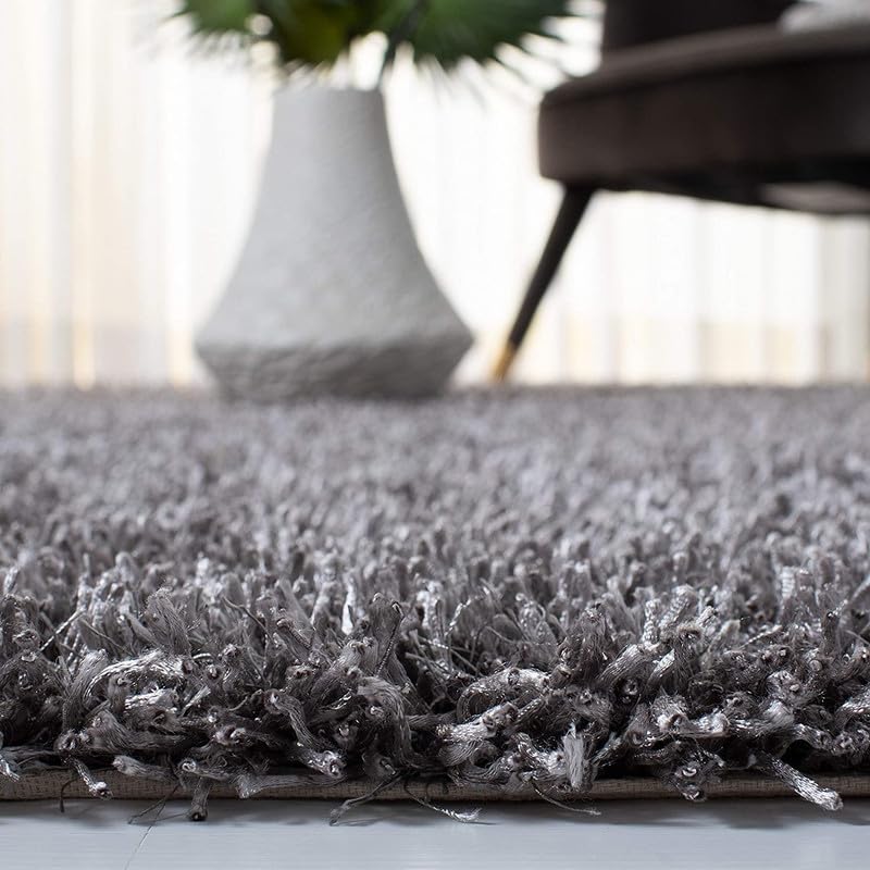 Image of zia carpets Cozy Soft Shaggy Non Slip Carpet for Home Decor Aesthetic Rugs with 2.5 inch Thikness Size 7x10 feet