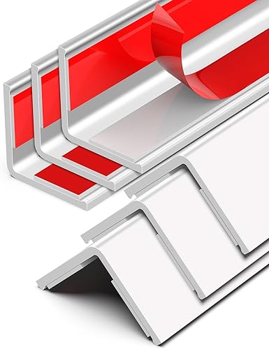 Miniatura 25 de Protectores de esquina autoadhesivos transparentes para pared, 2 unidades de protectores de esquina y protector de bordes para bebés, muebles